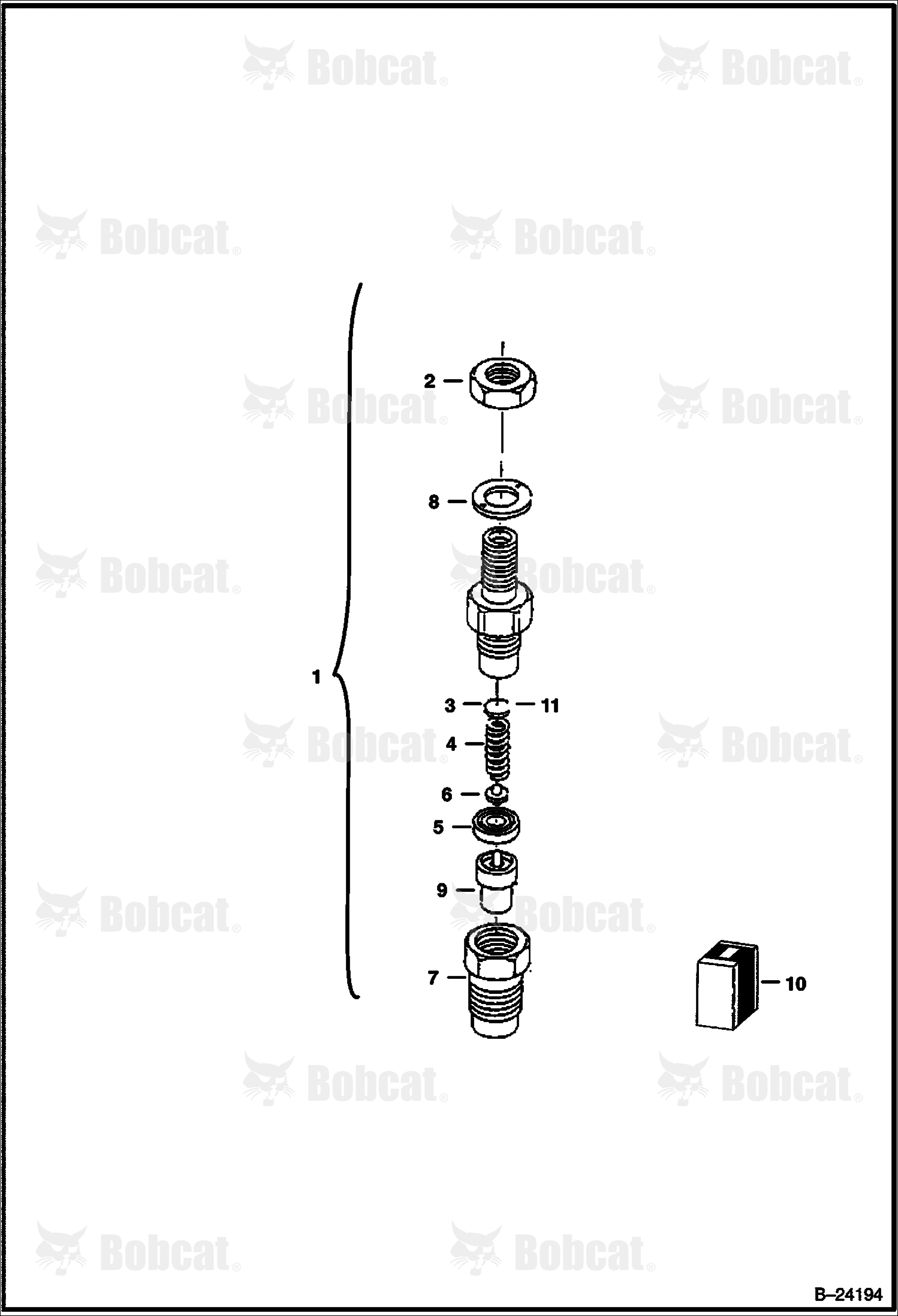 Injector Holder (Tier I)  572311001 & Above