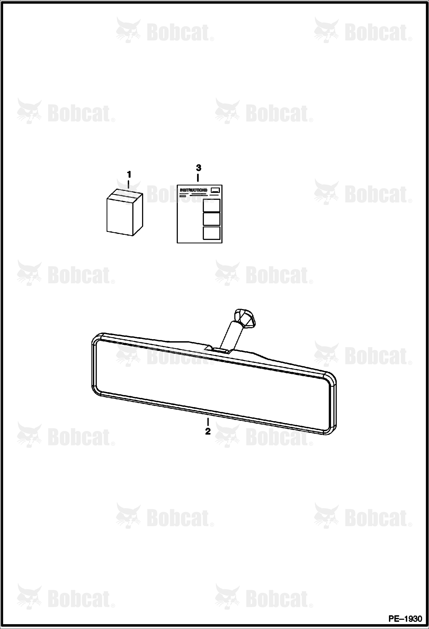 Rear View Mirror Kit