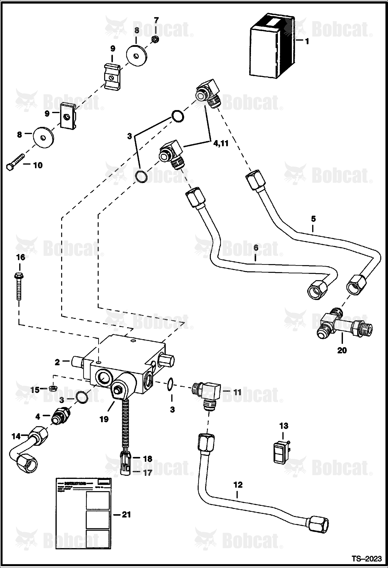 Bucket Positioning Kit 514122001 - 514139999