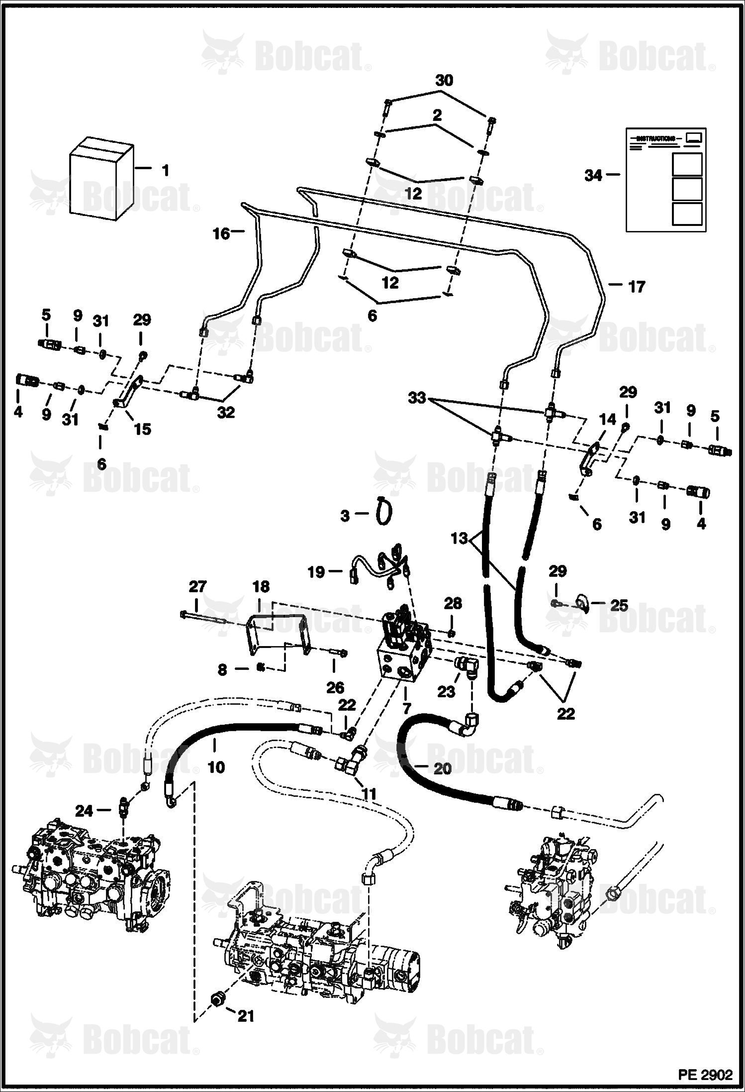 Rear Auxiliary Hydraulic Kit