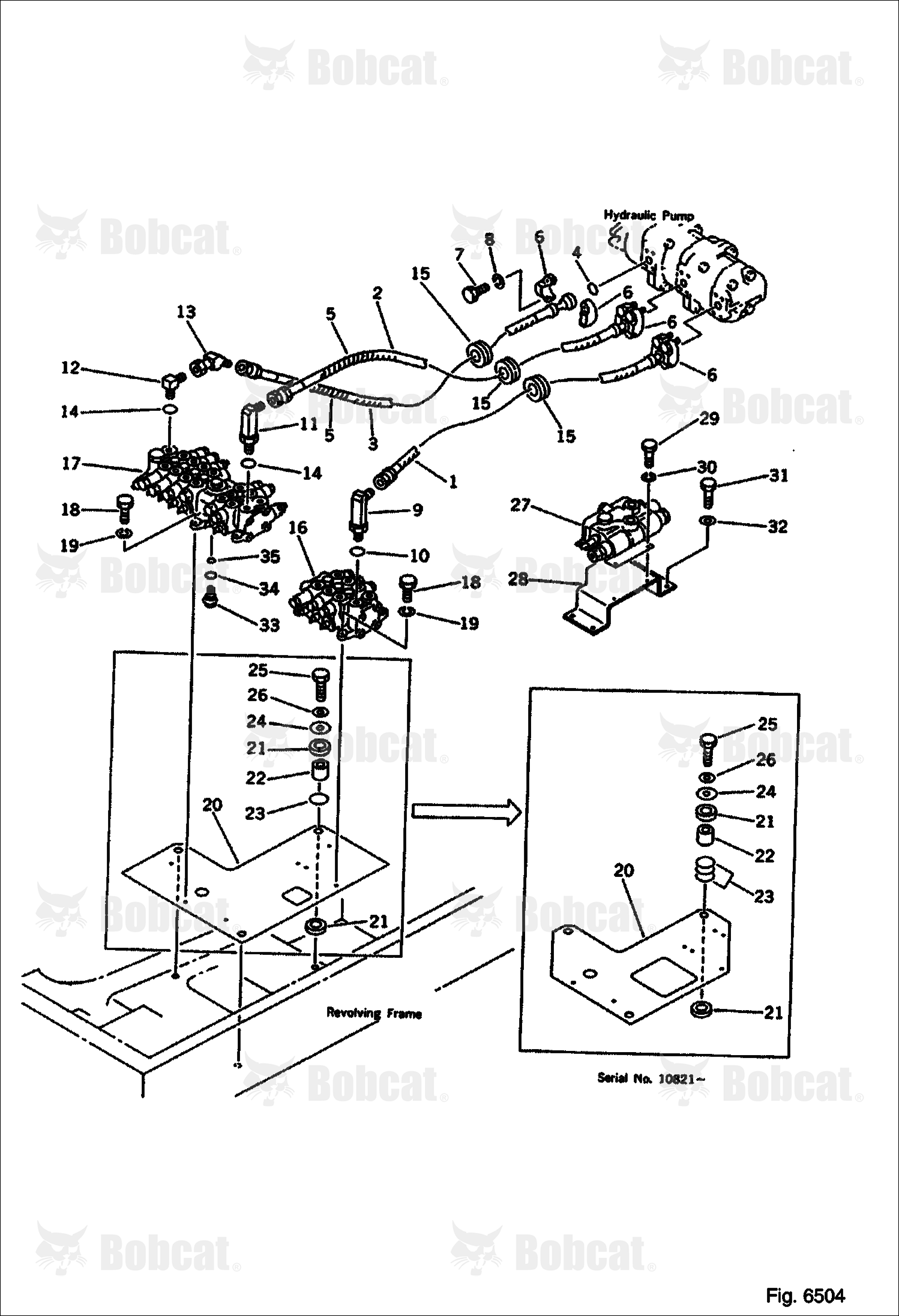 Hydraulic Piping (PUMP TO VALVE) (FOR BREAKER)