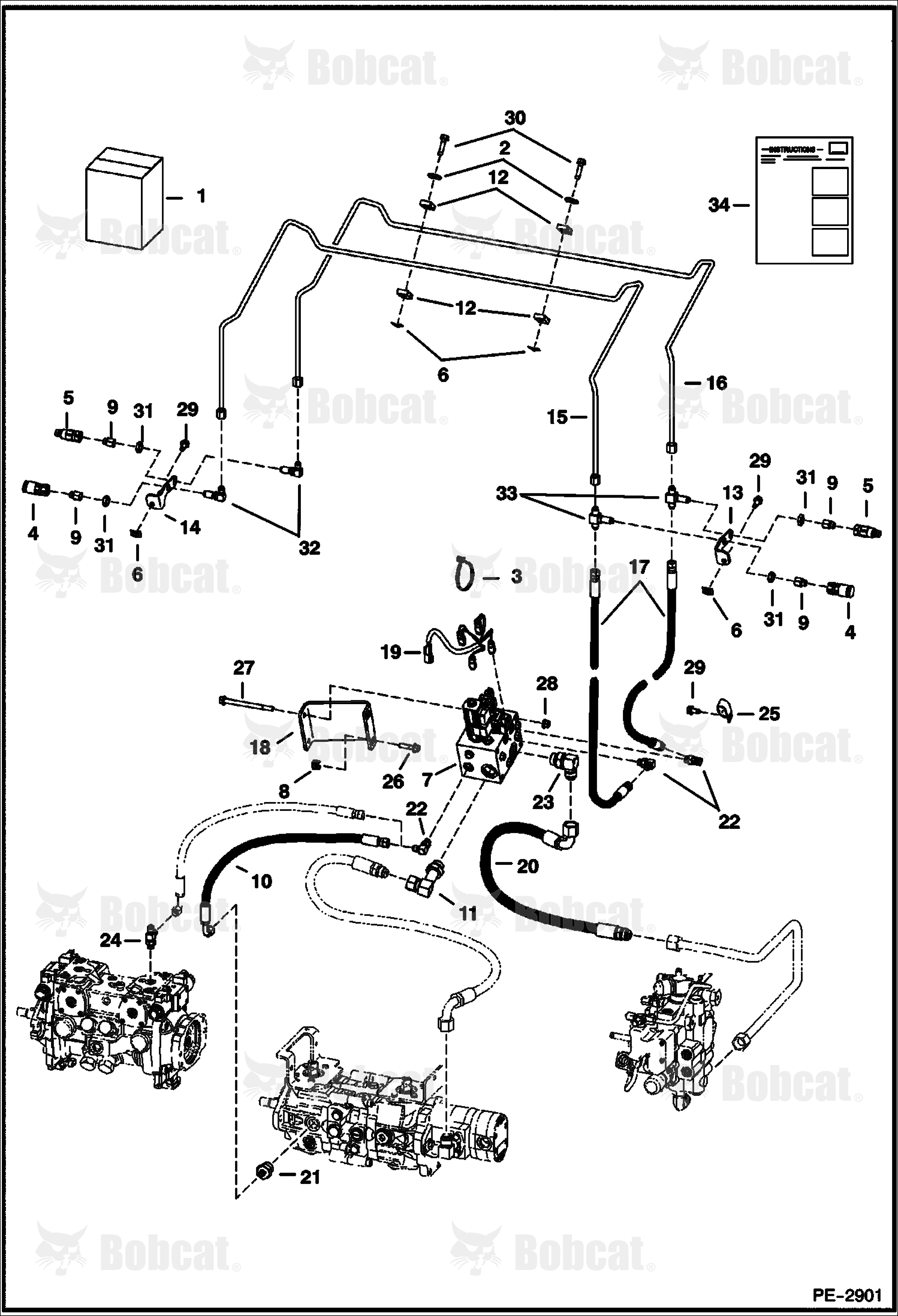 Rear Auxiliary Hydraulic Kit