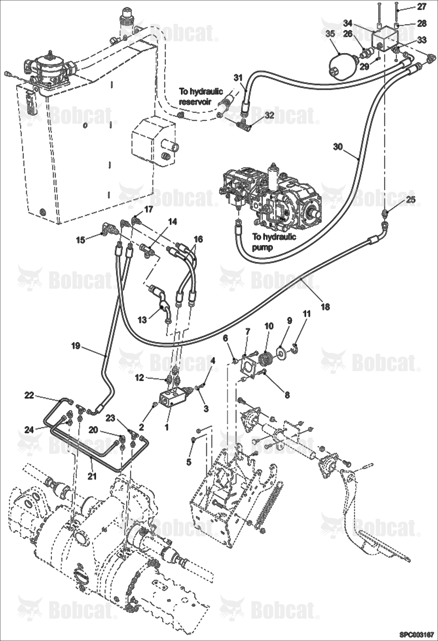 Service Brake Hydraulic Installation