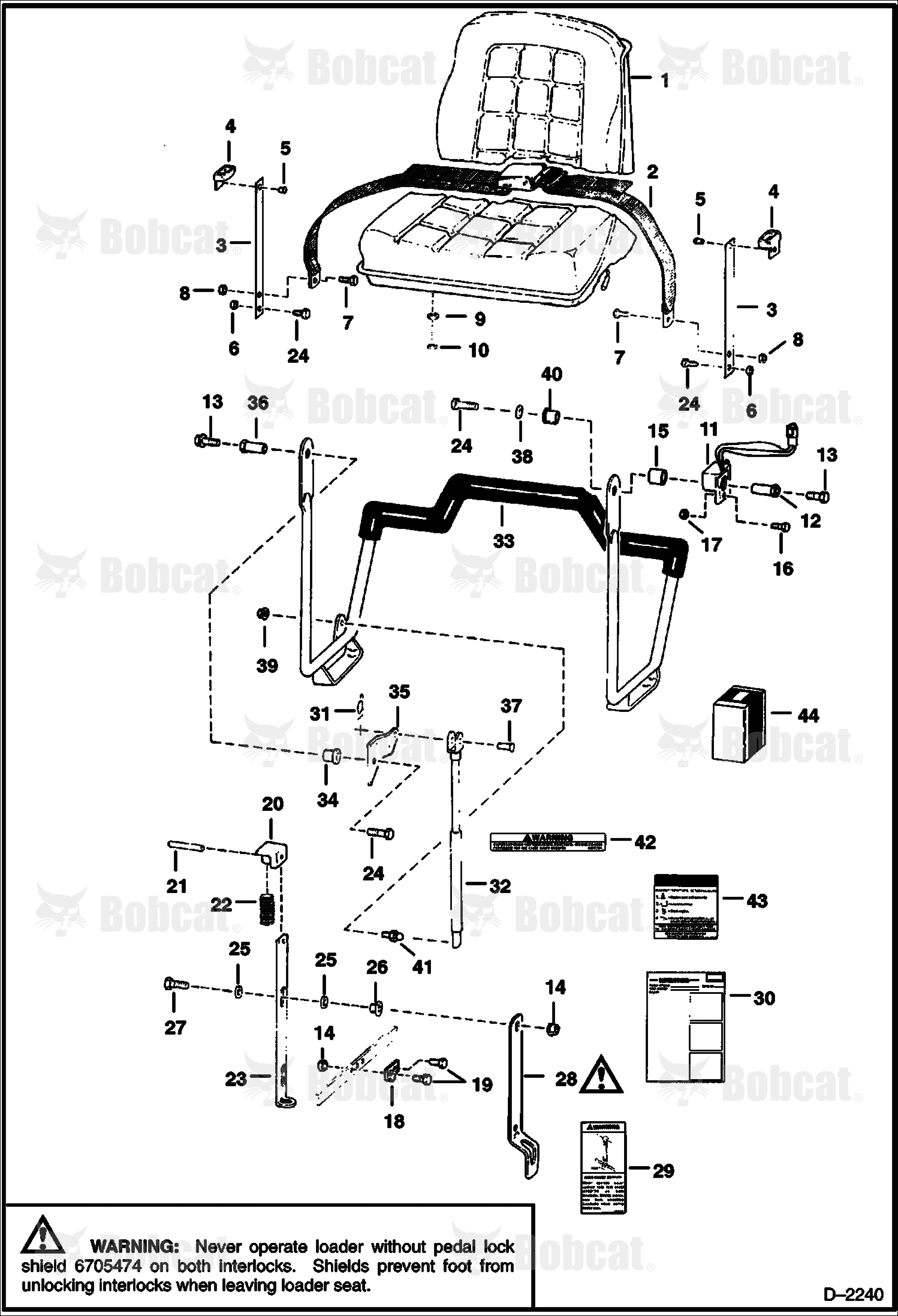 Seat & Seat Bar