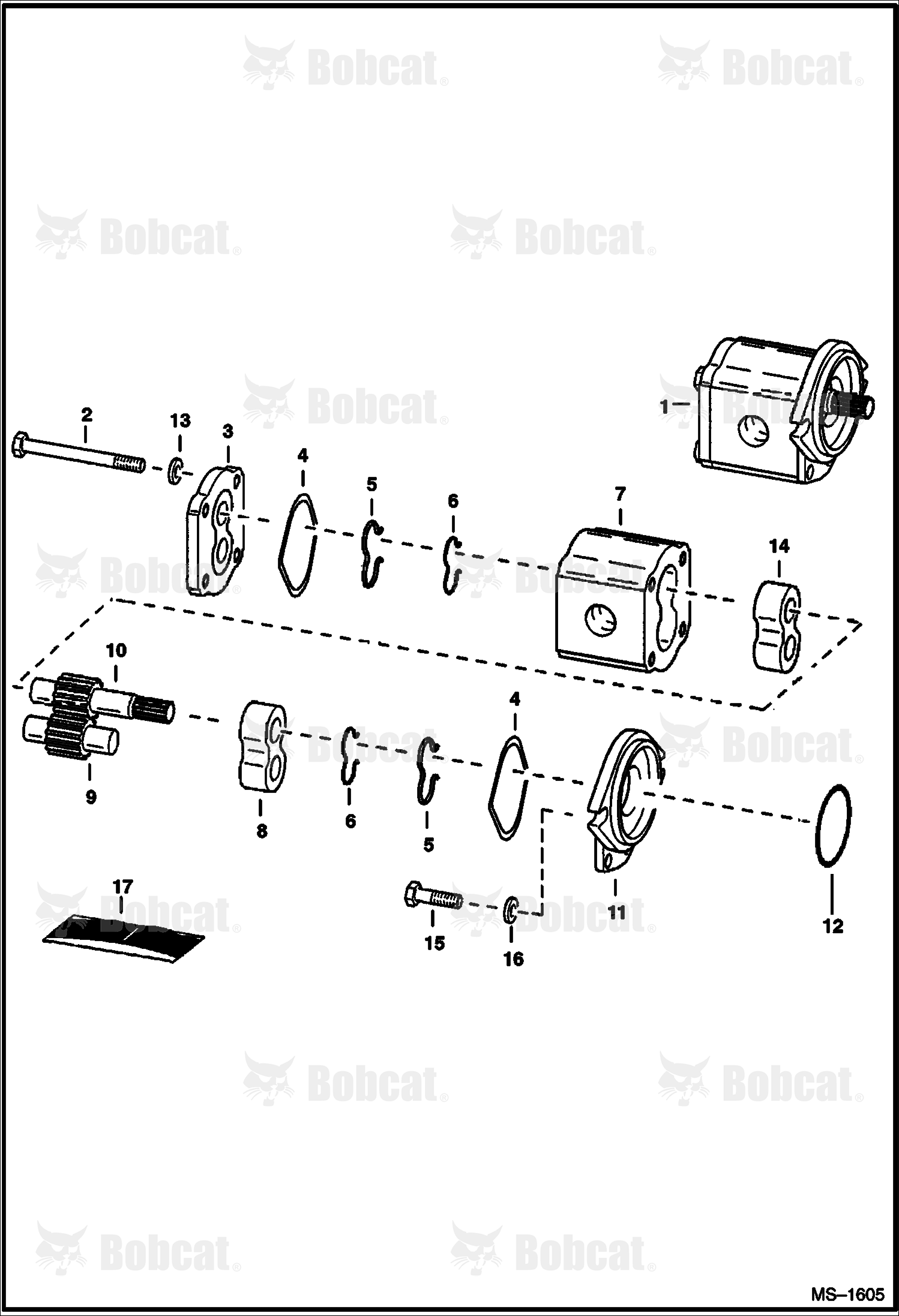 Gear Pump 514146035 & Below, 514240999 & Below, 517911999 & Below