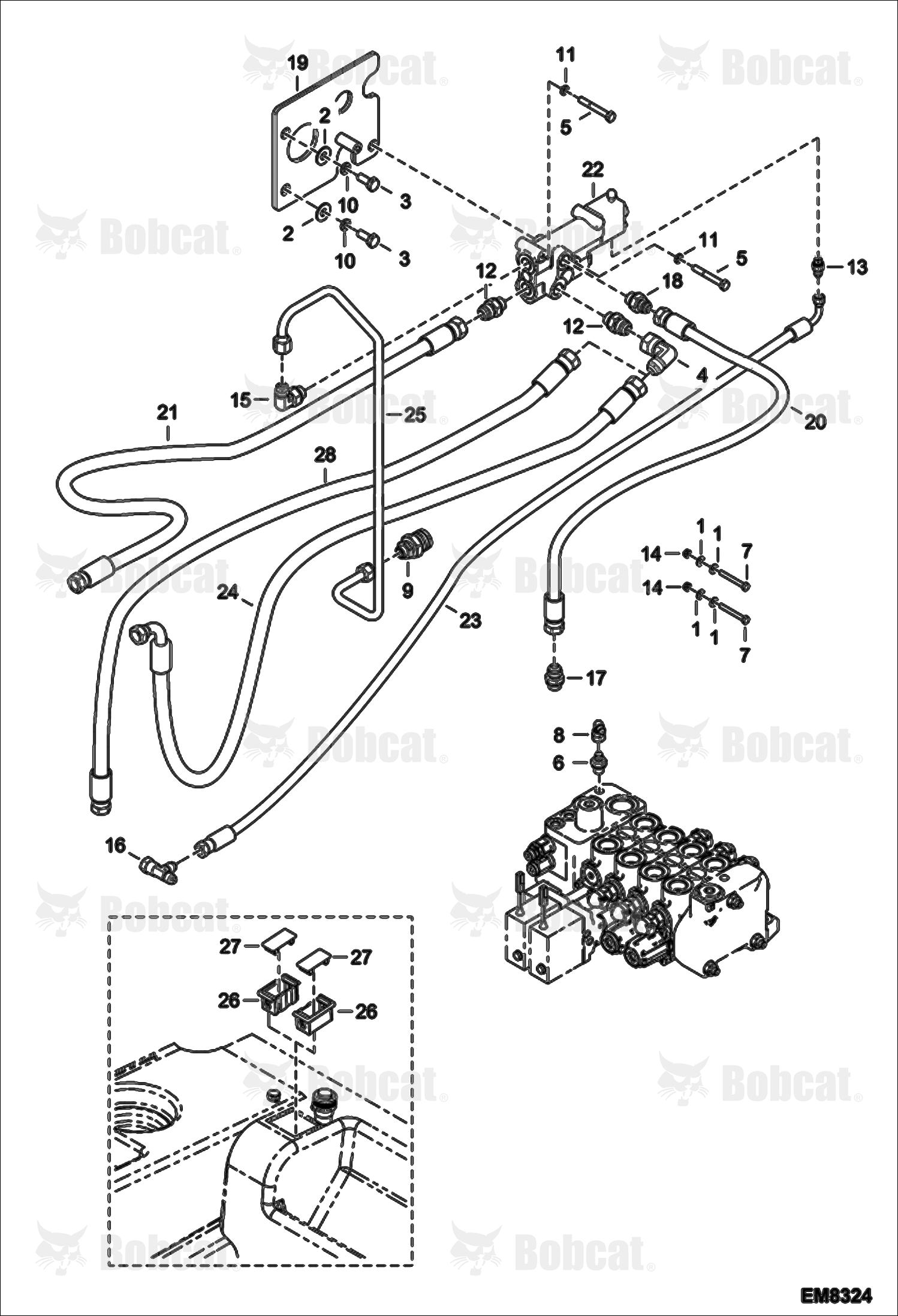 Trailer Brake A8HF15000 & Above, A8H615000 & Above