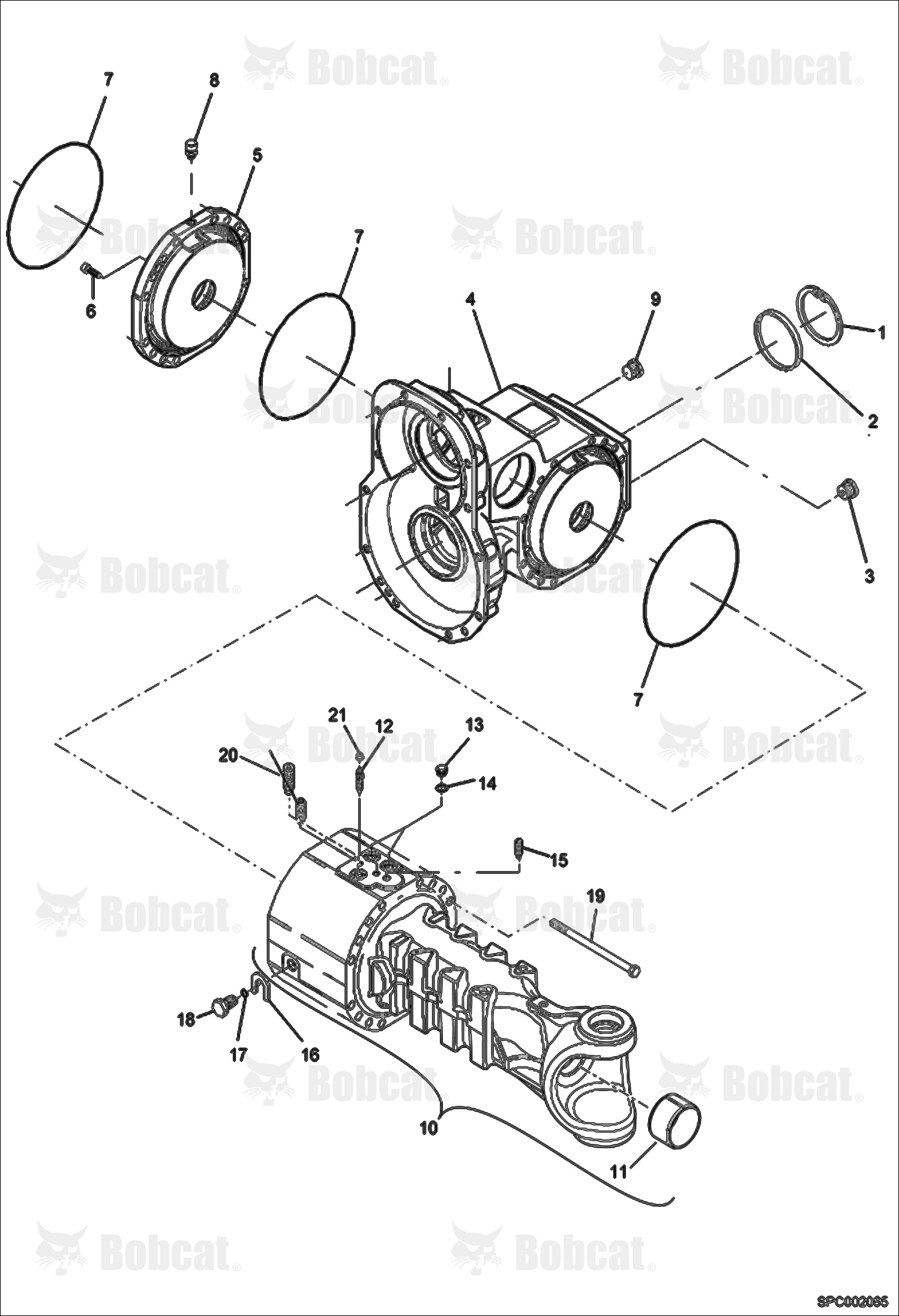 Housing - Front Axle 364612501 & Above, 364712501 & Above