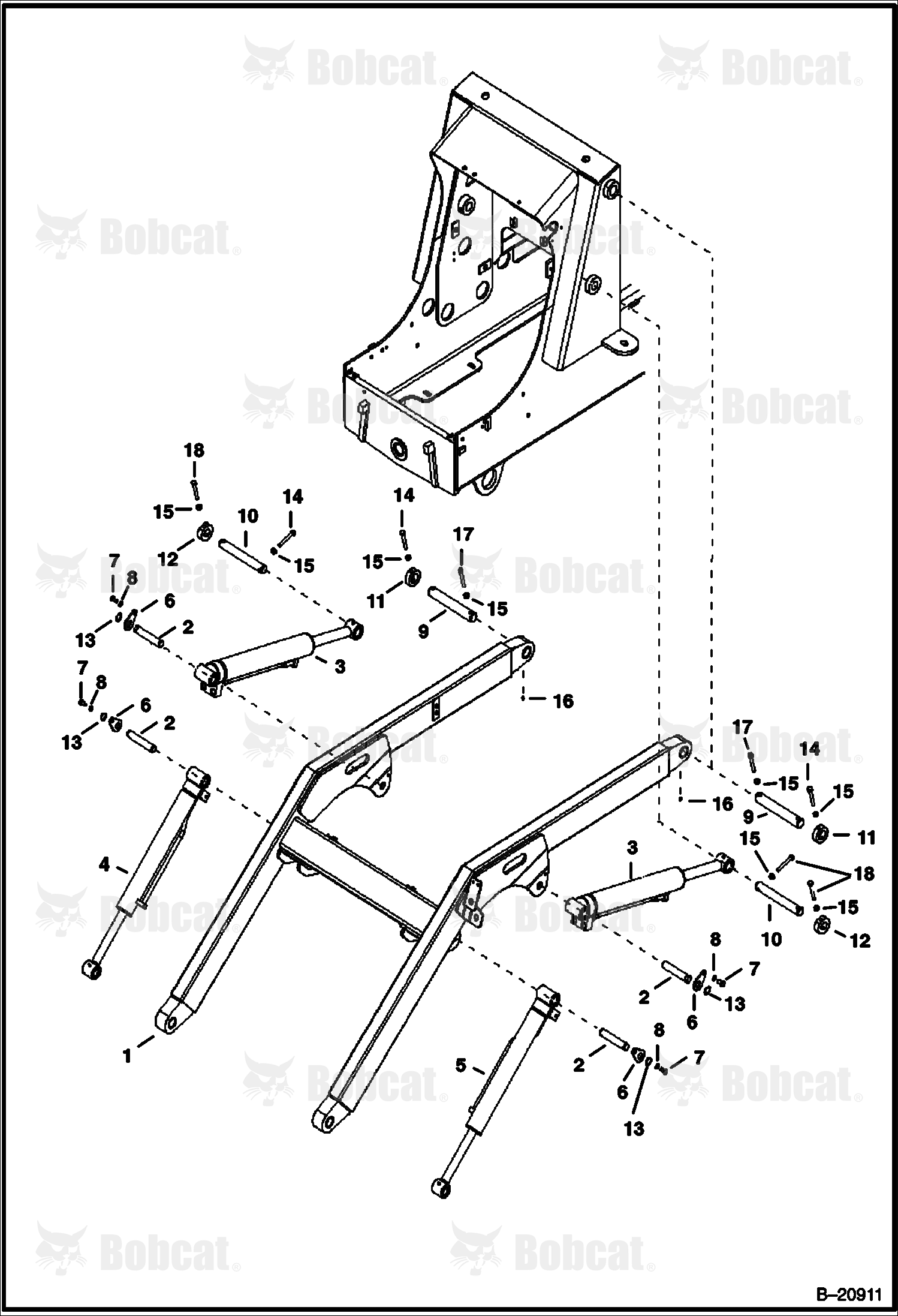 Boom & Attaching Parts  570011001 - 570011056
