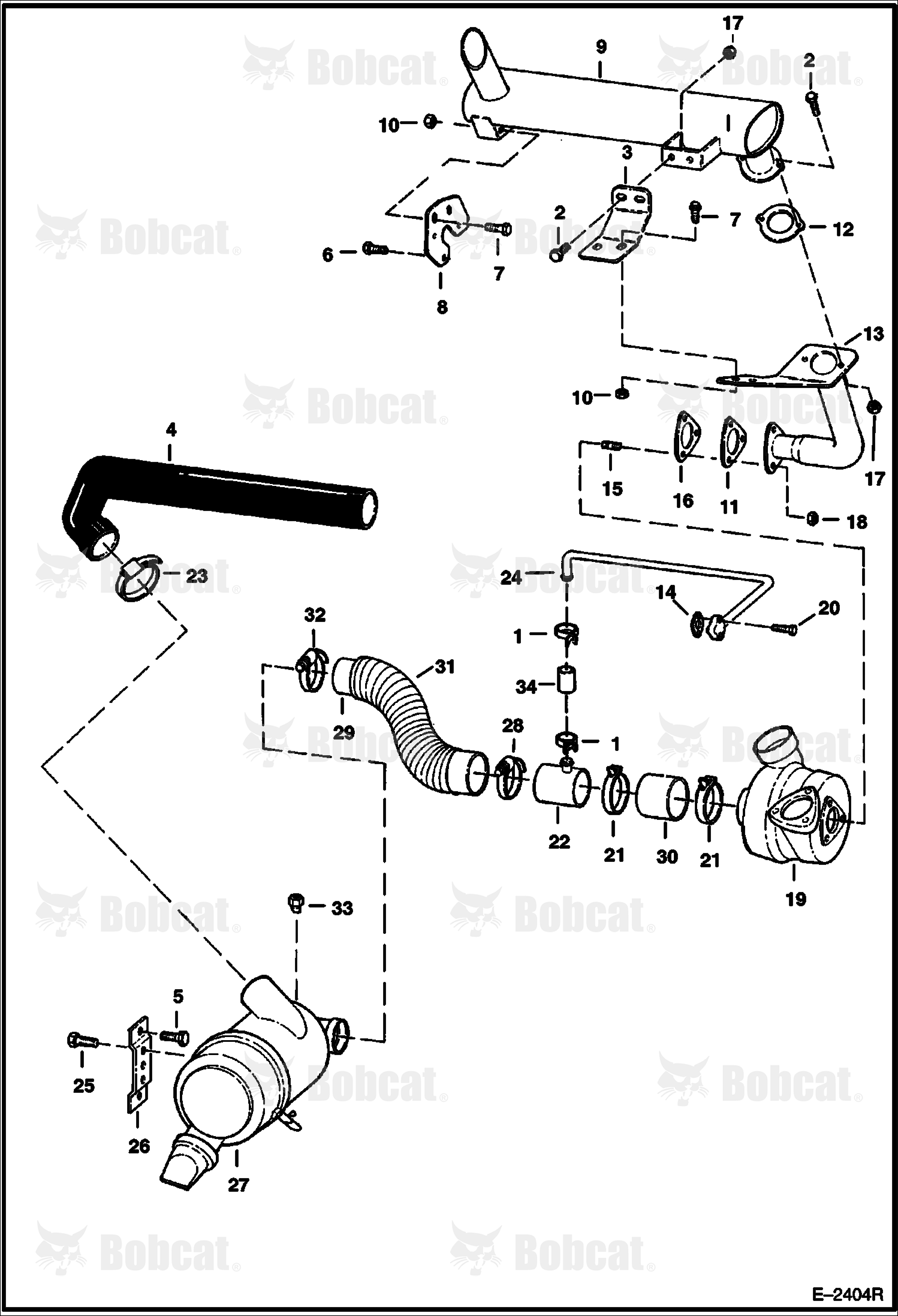 Engine & Attaching Parts (Air Cleaner, Muffler)
