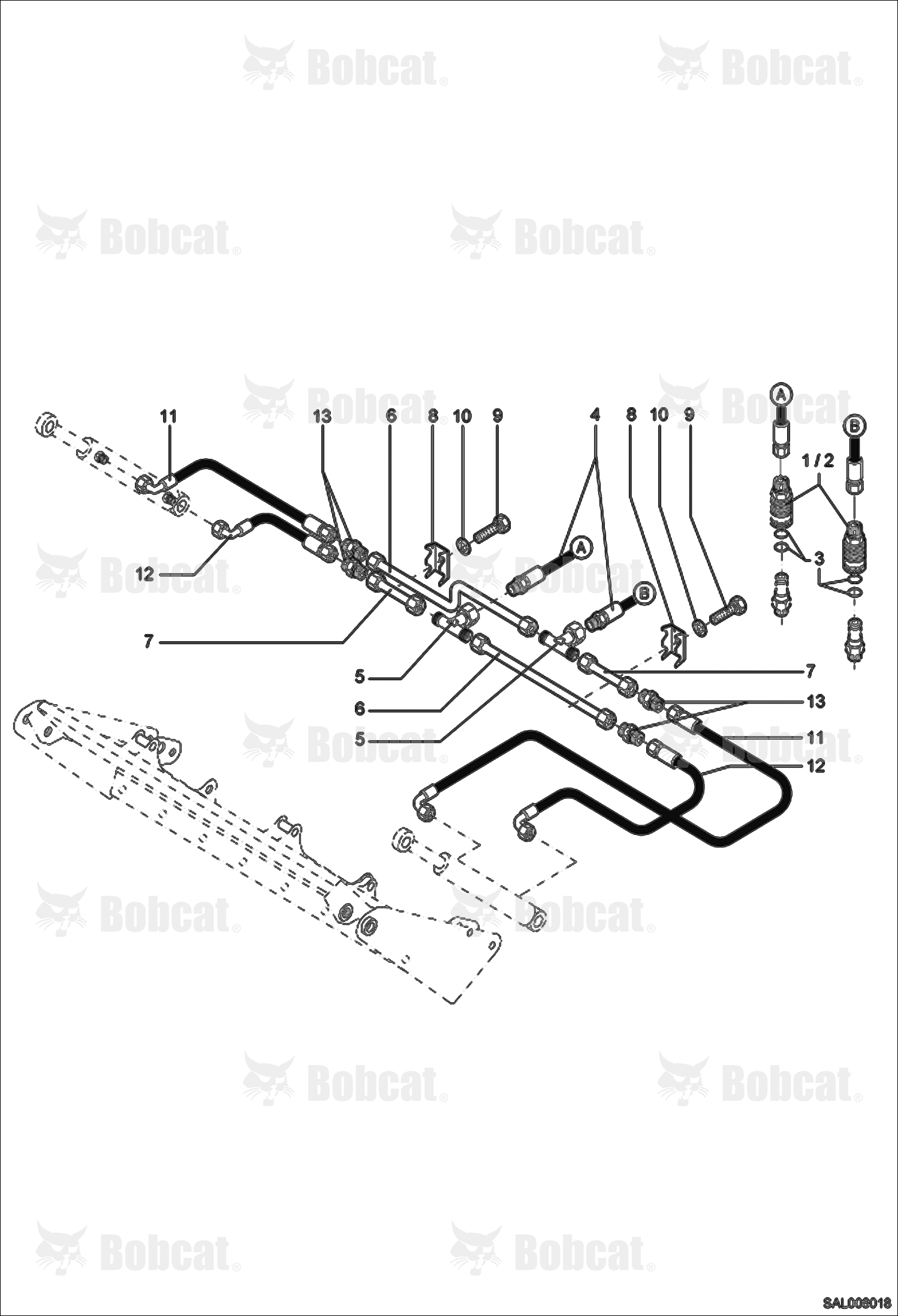 4 IN 1 Shovel Hydraulic Installation