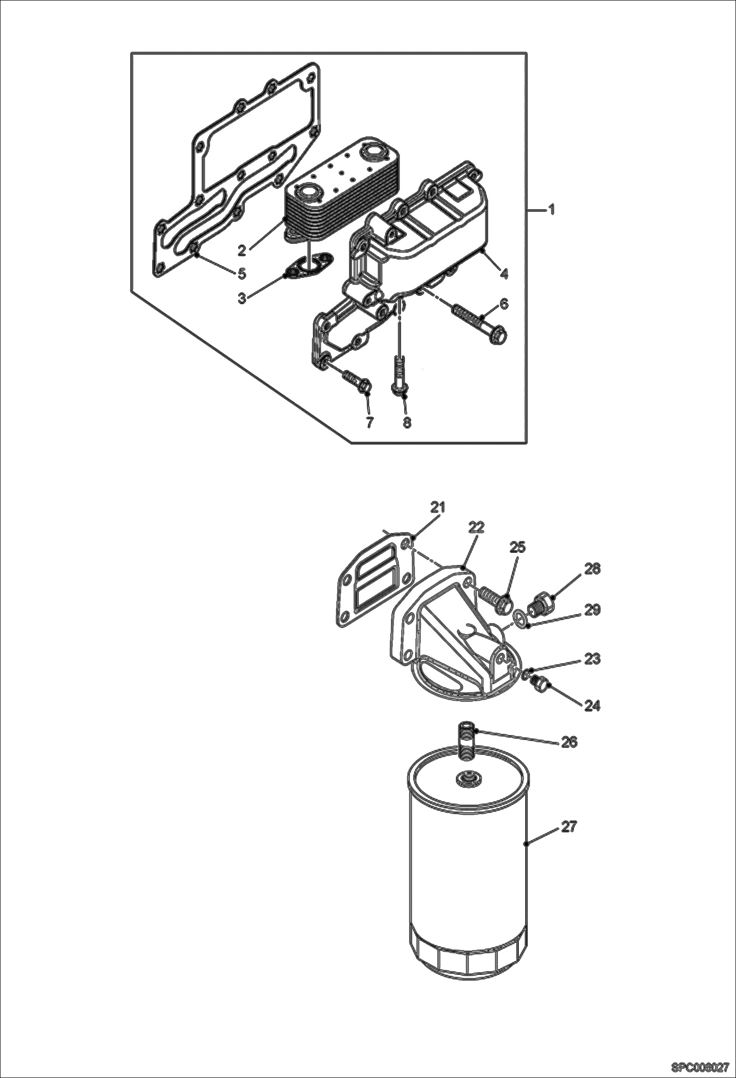 Oil Cooler and Filter