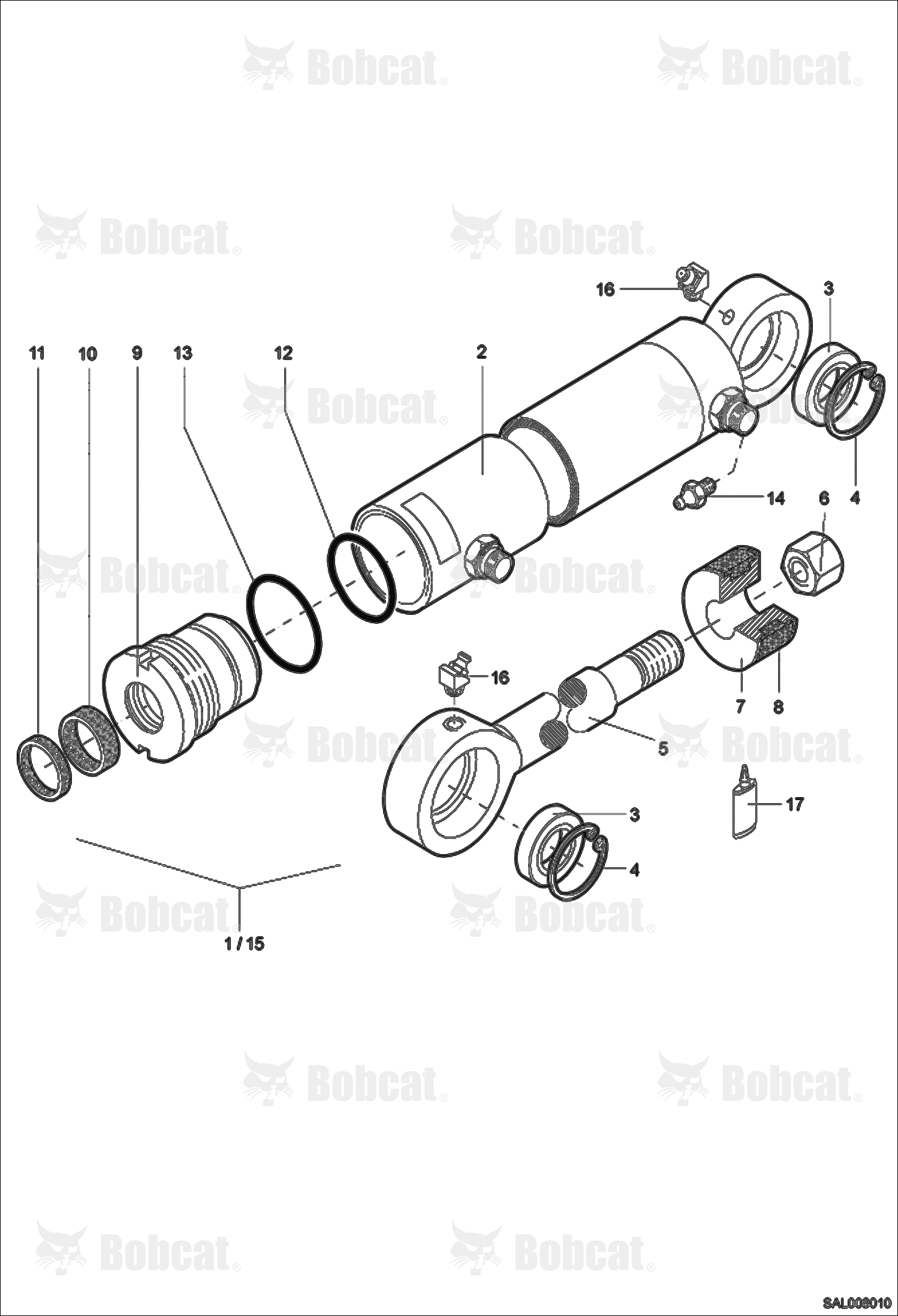 4 IN 1 Shovel Cylinder