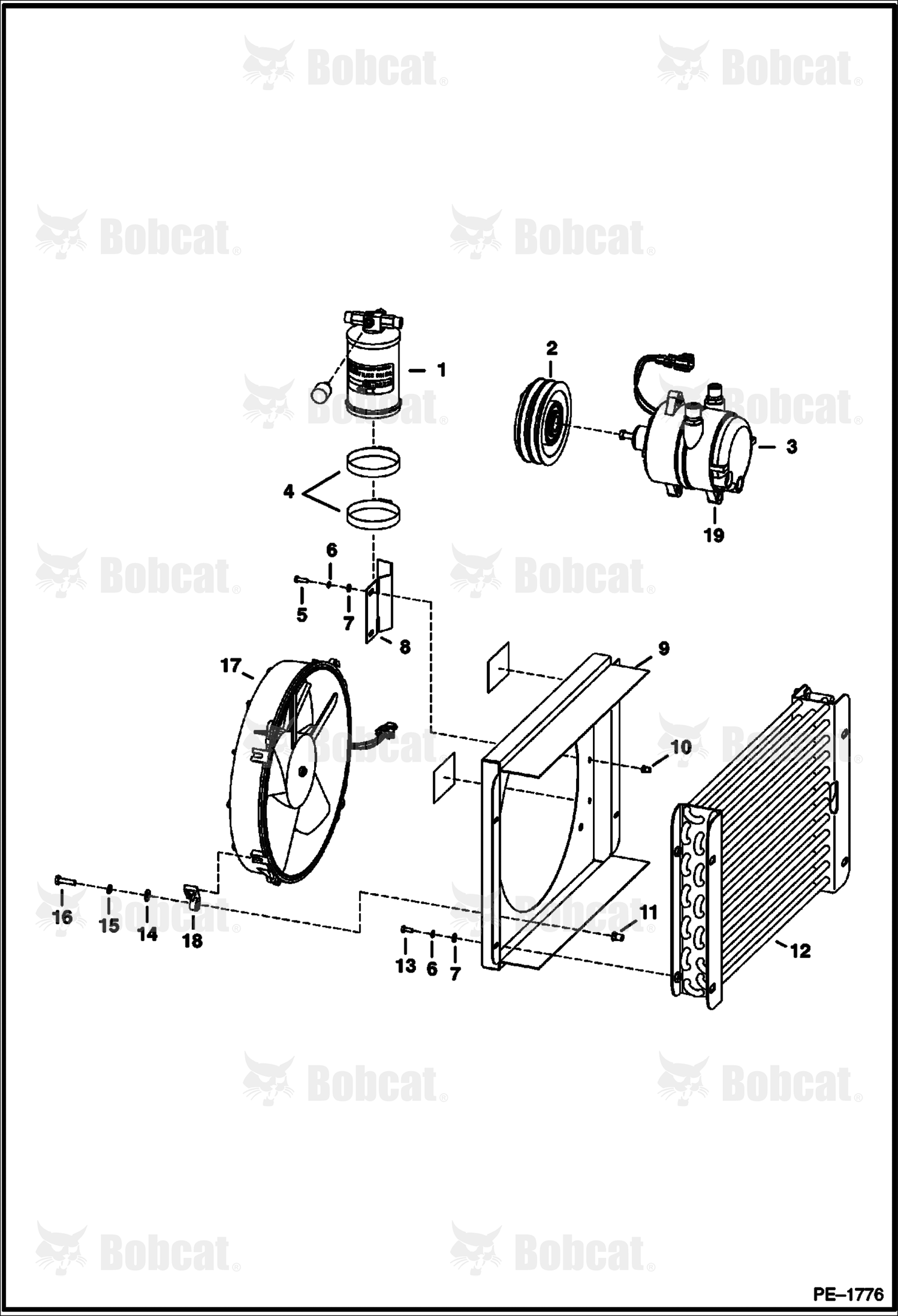 Heater & A/C (Condensor Assy)