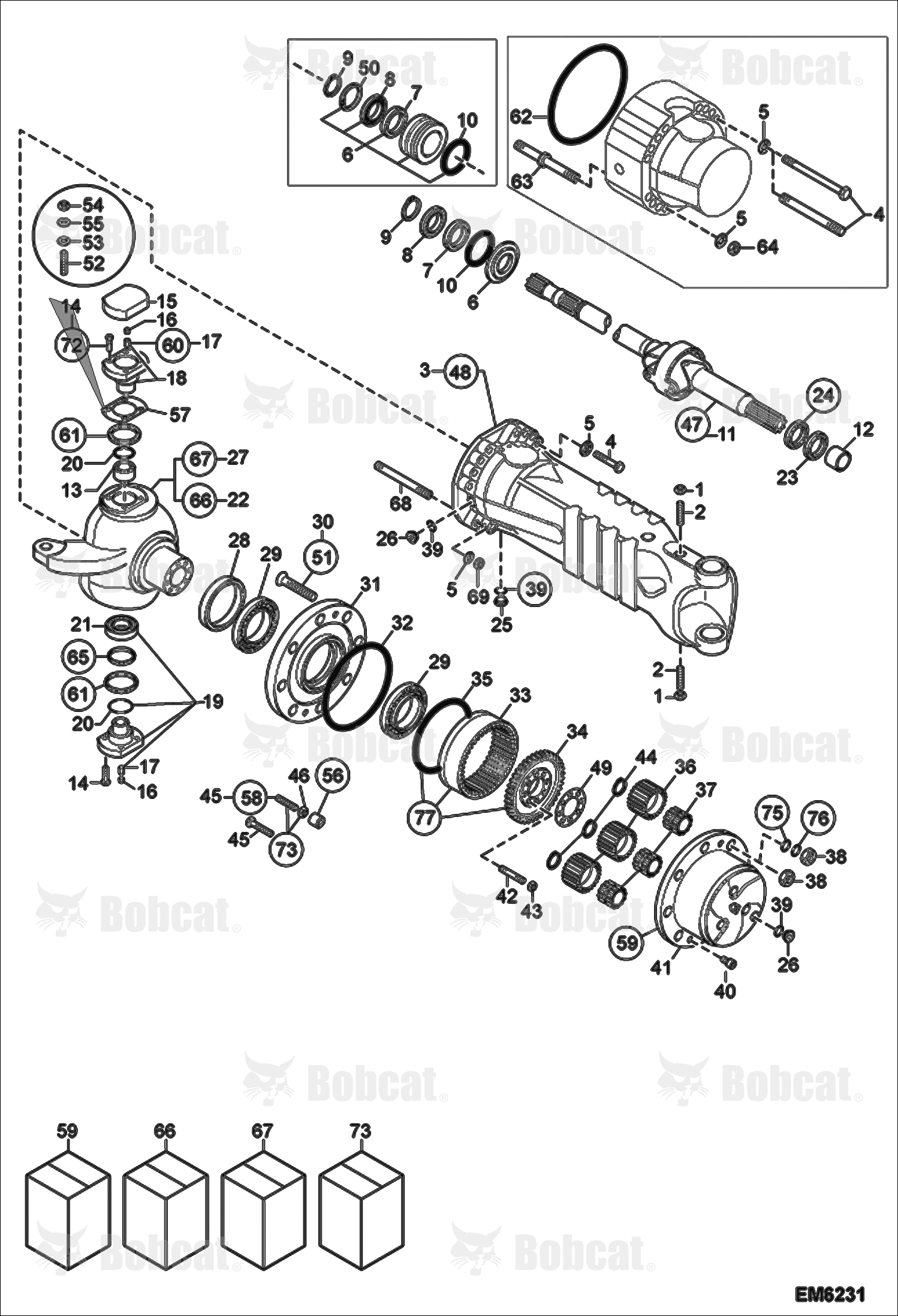 Front Axle Steering Components