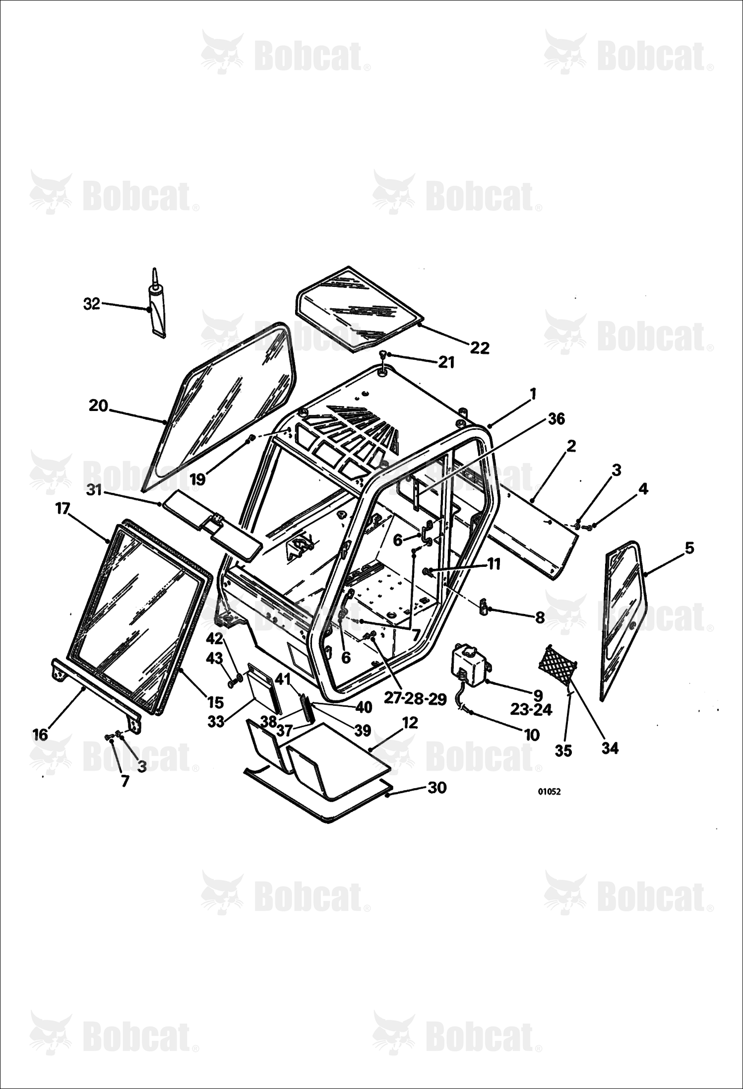 CAB - Skeleton 367111001 - 367112514, 367211001 - 367212509