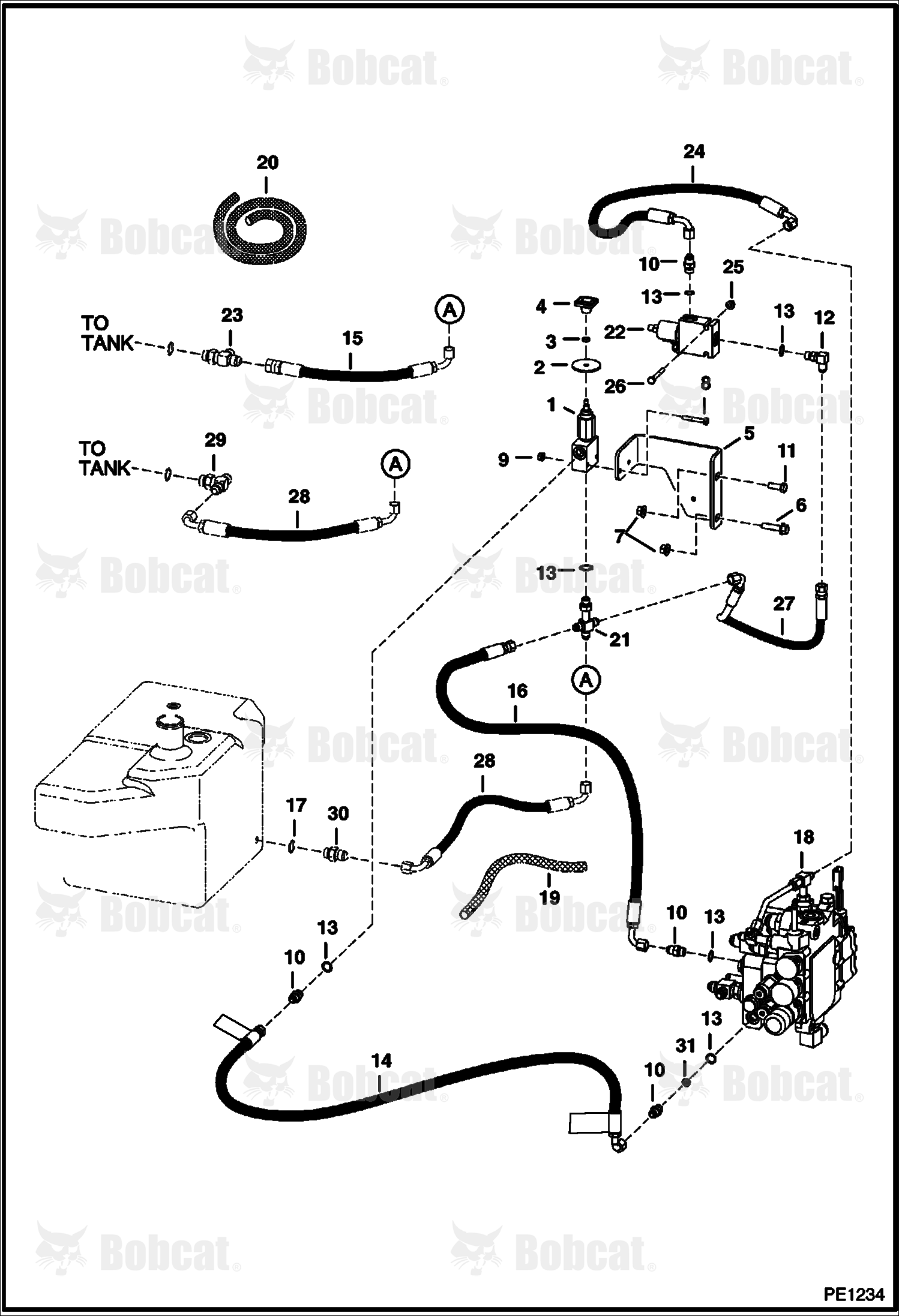 Manual Lift Release System & Brake 518911354 & Above, 516811037 & Above, 517511033 & Above