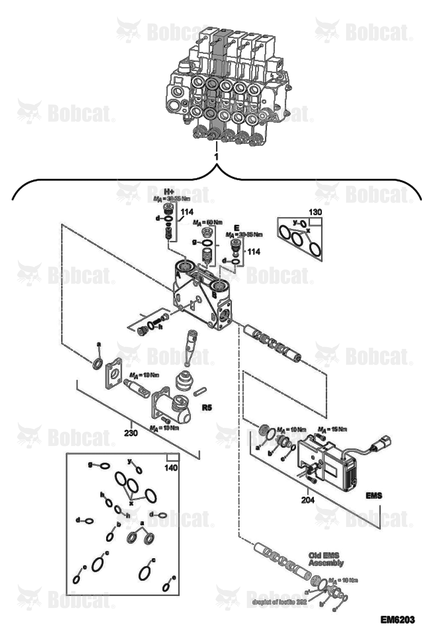 Valve Section (Swing)  & Below