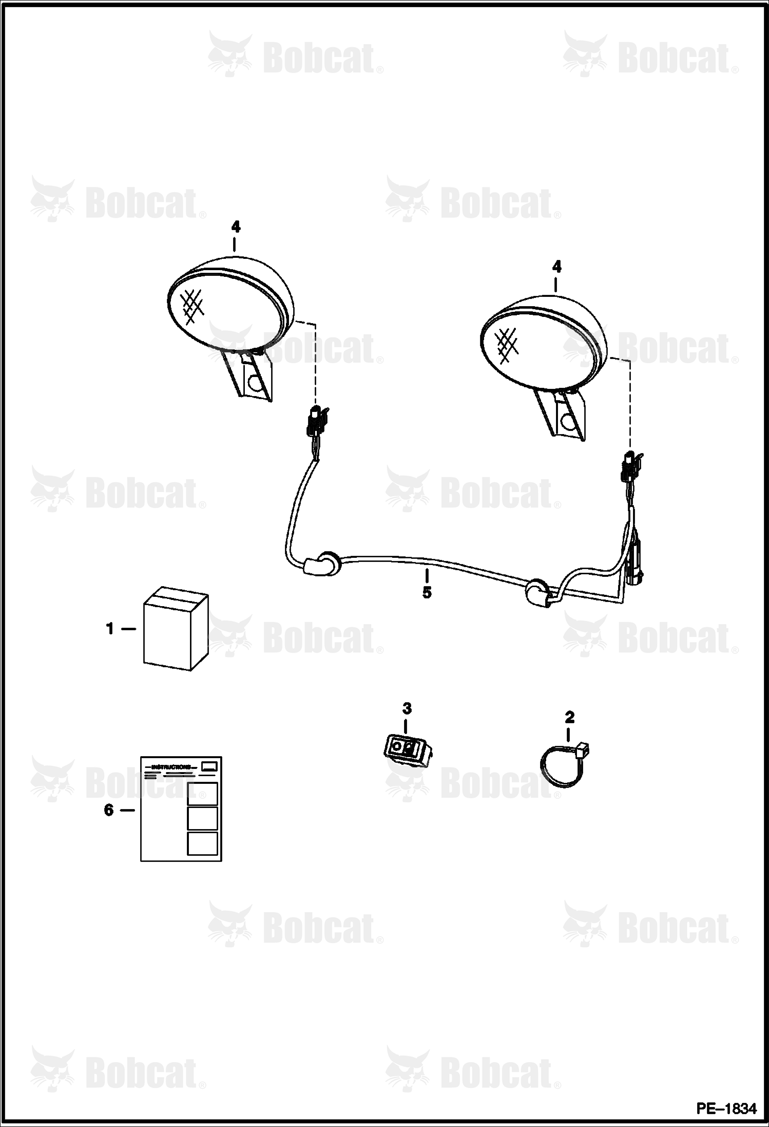Rear Worklight Kit