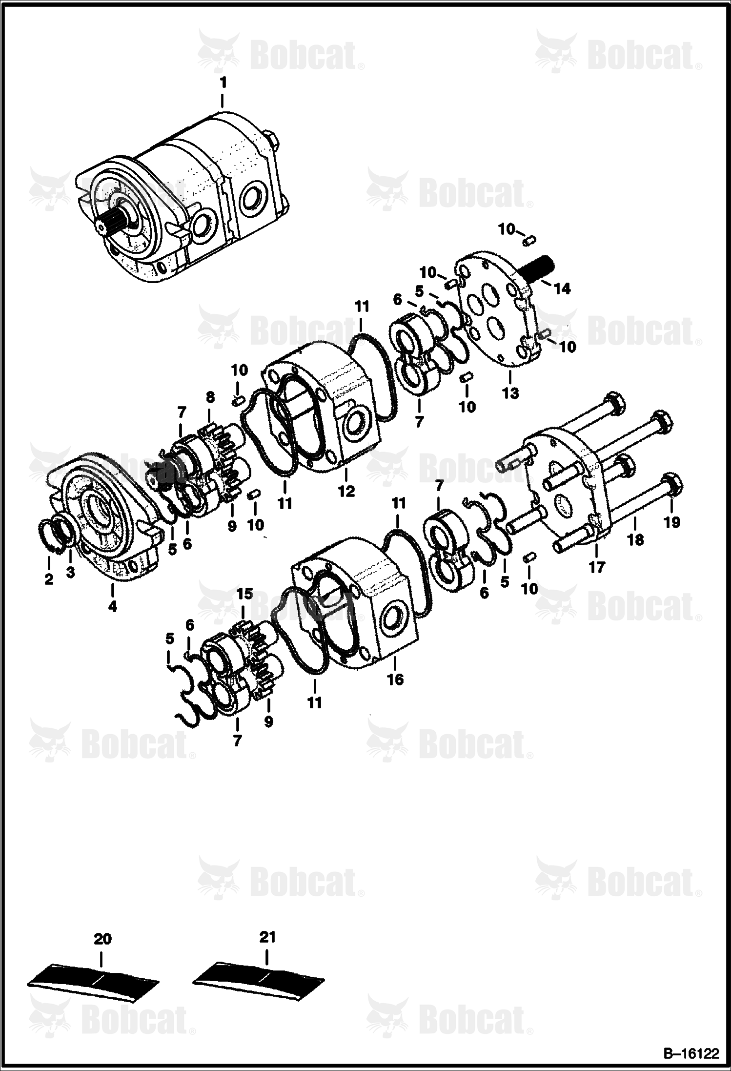 Gear Pump  520611001 - 520611905, 522411001 - 522411088