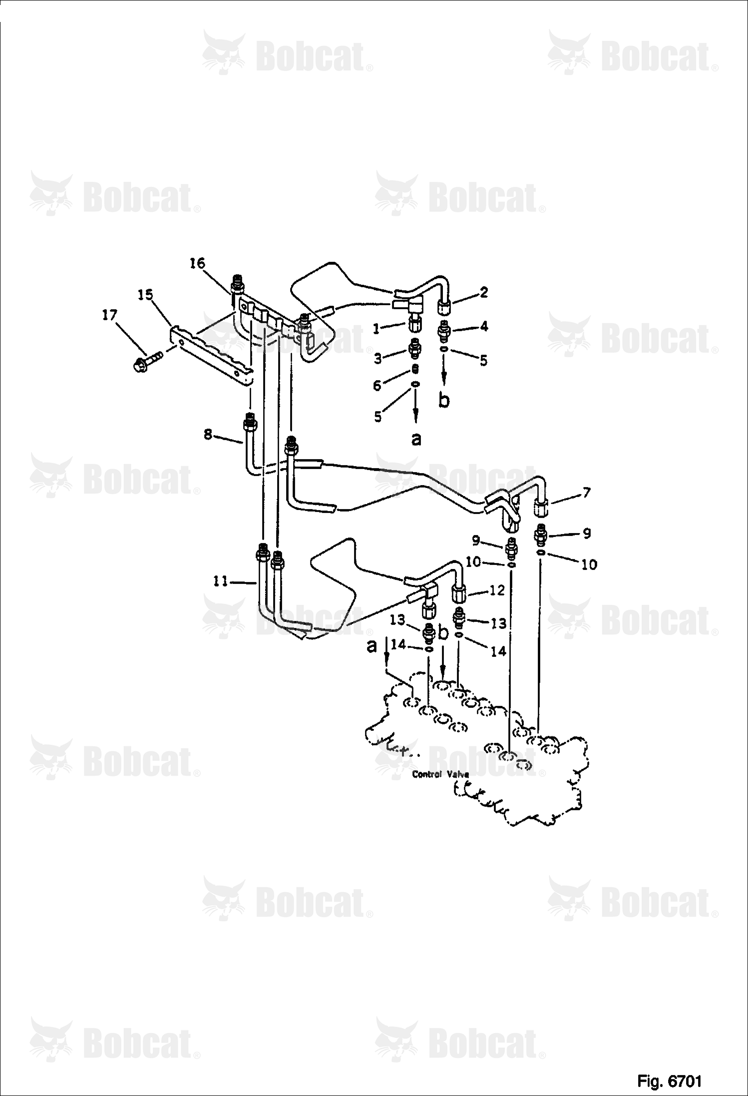 Hydraulic Piping (BOOM, ARM, Bucket Cylinder LINE)