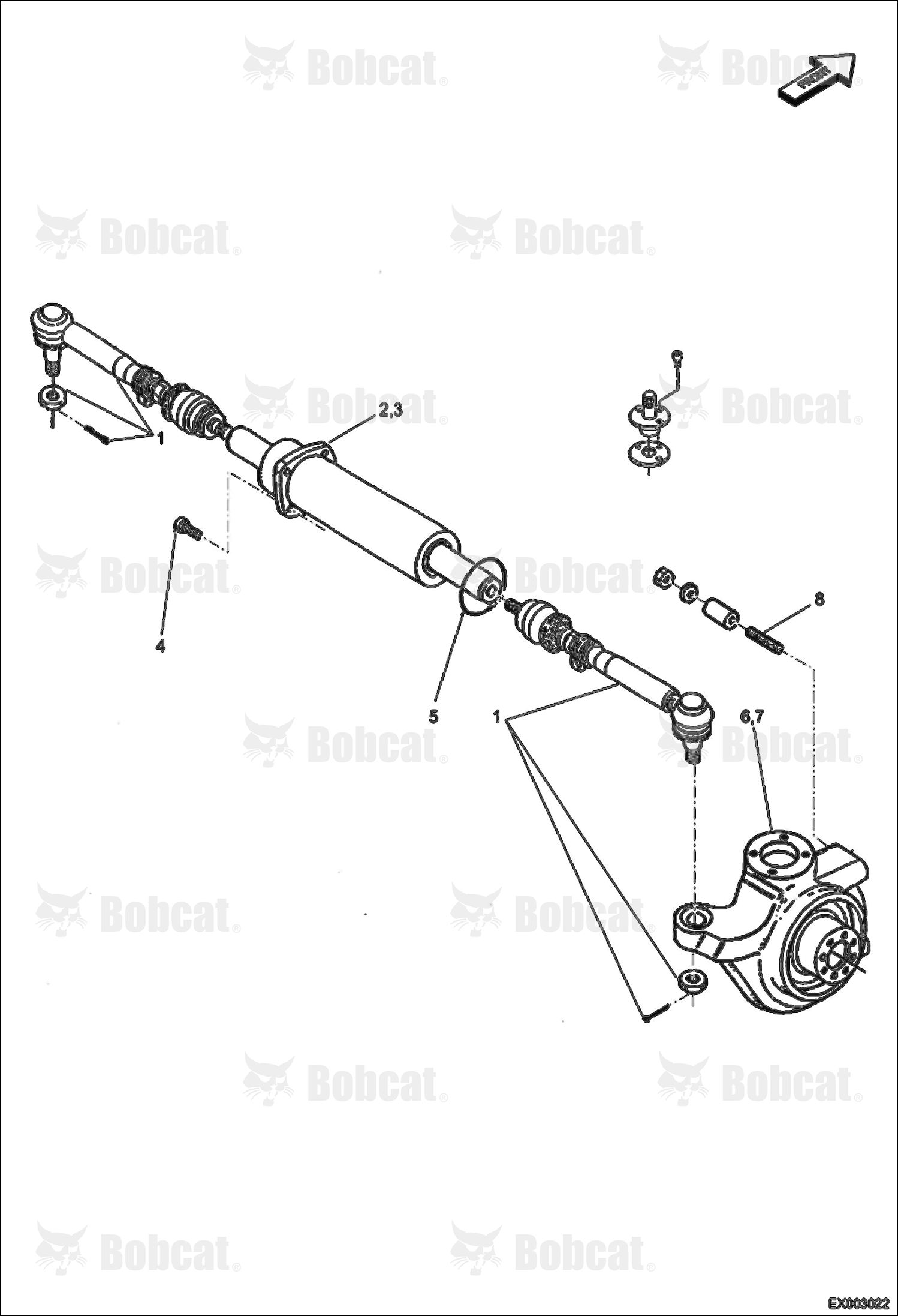 Steering (Front Axle)  AEFB10001 - AEFB11101