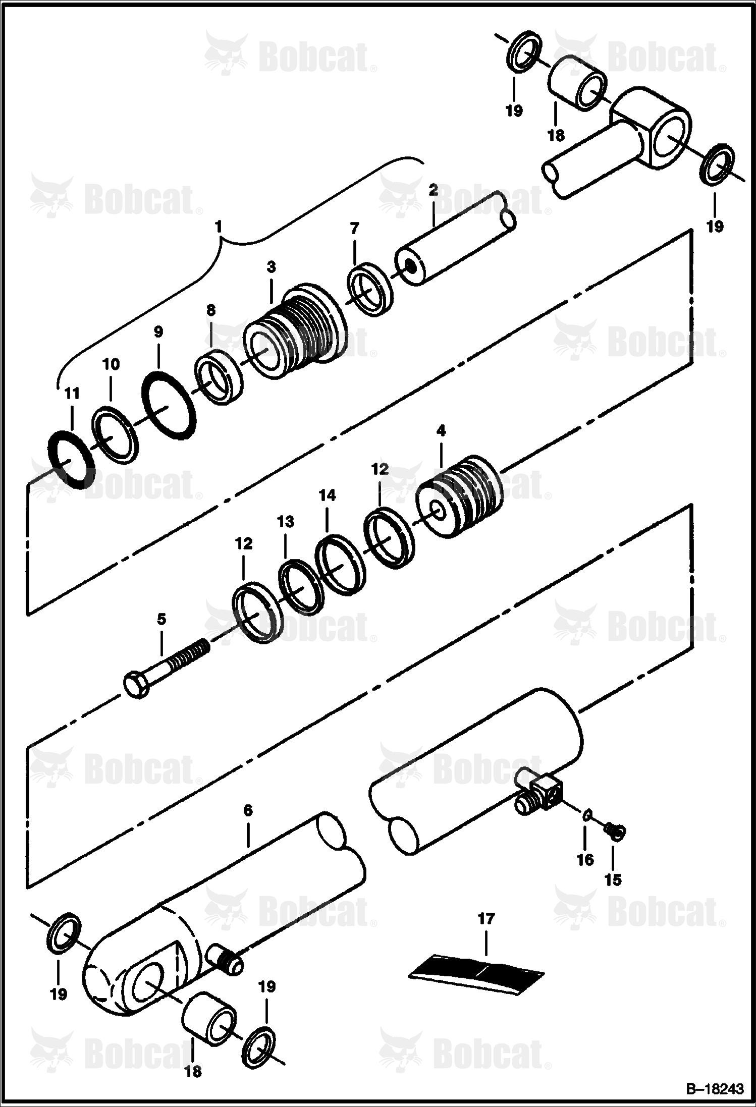 Swing Cylinder (Bobcat)