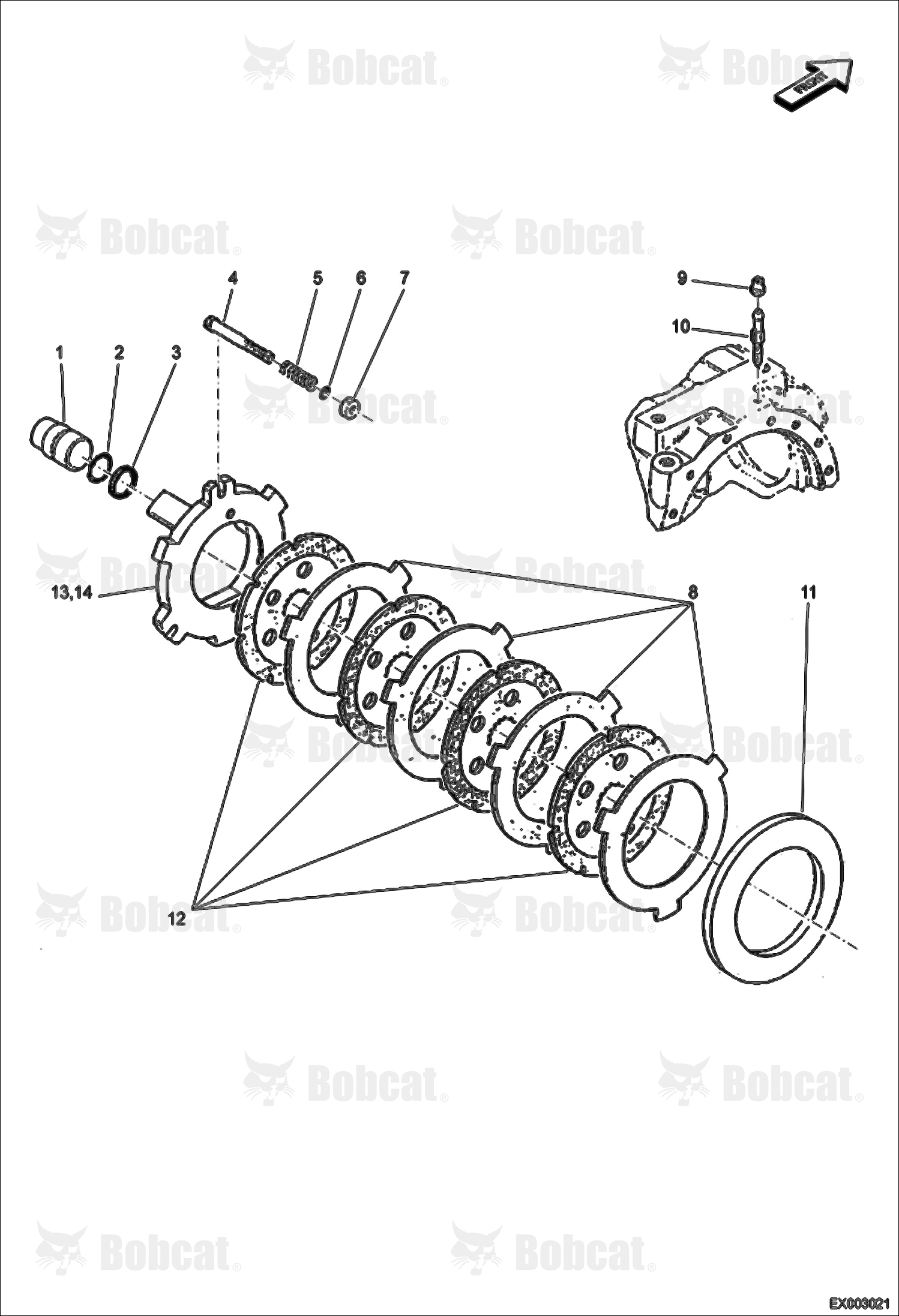 Brakes (Front Axle)  AEFB10001 - AEFB11101