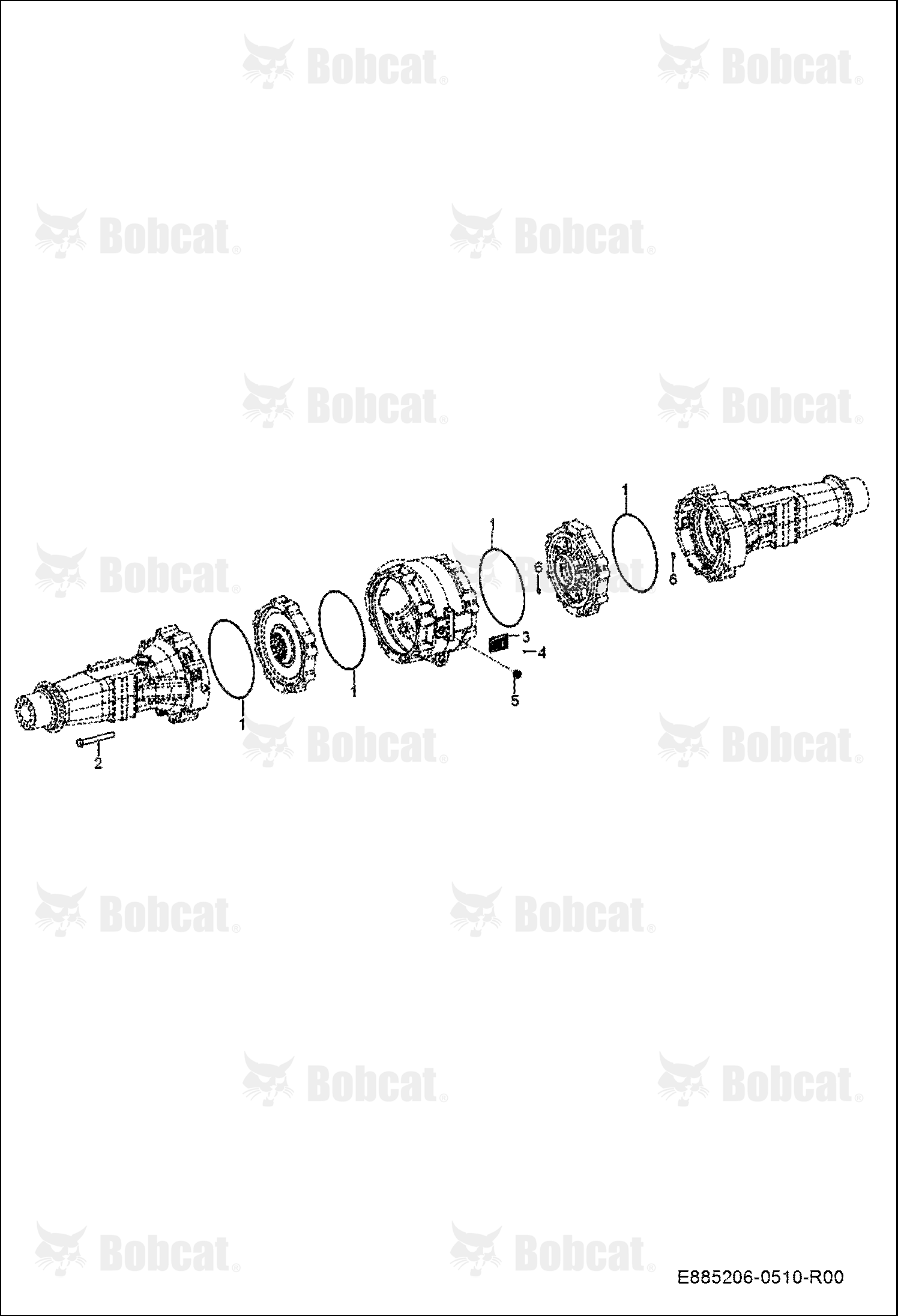 Rear AXLE/ Axle Casing
