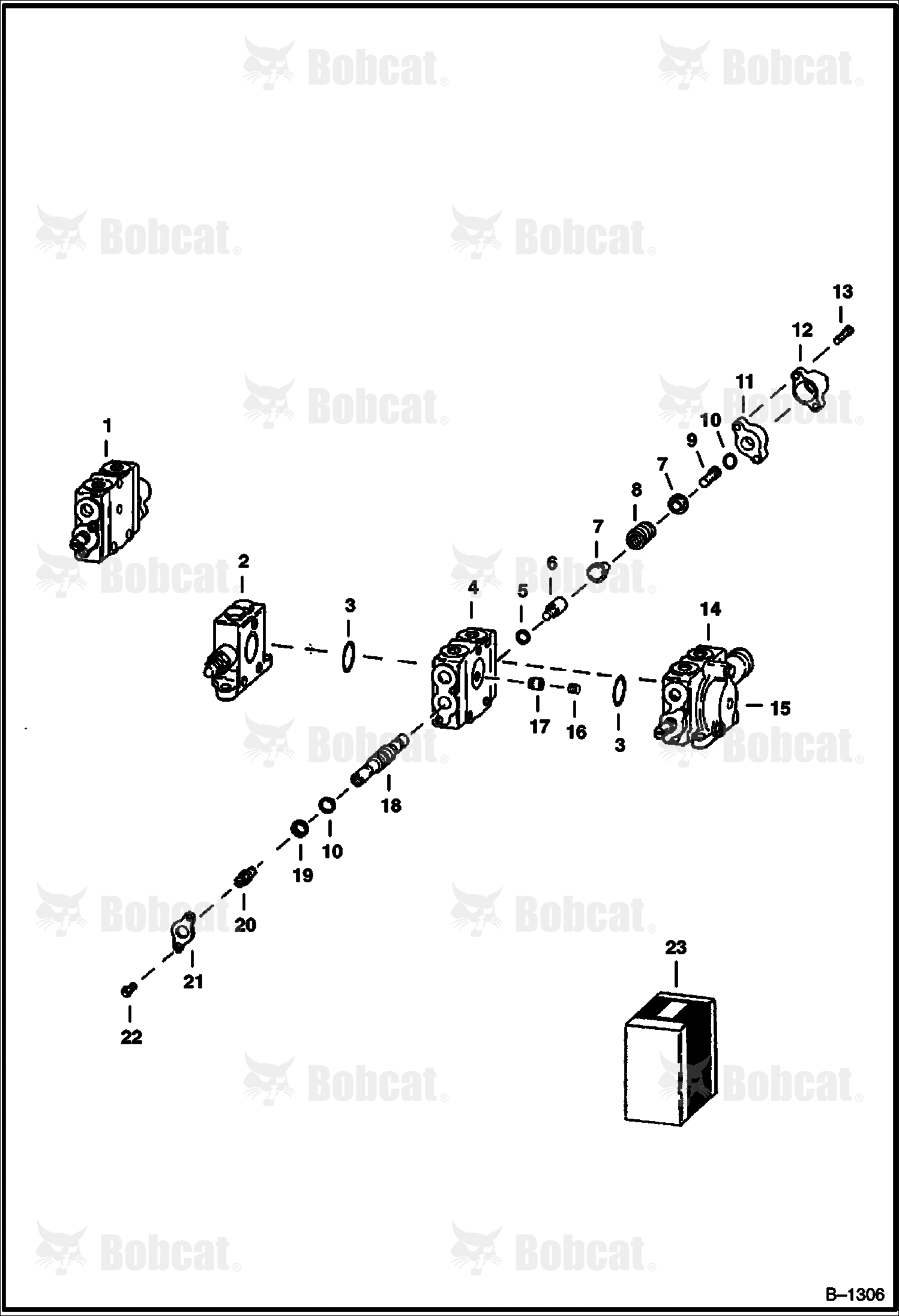 Valve Section - Tilt Control (Husco)
