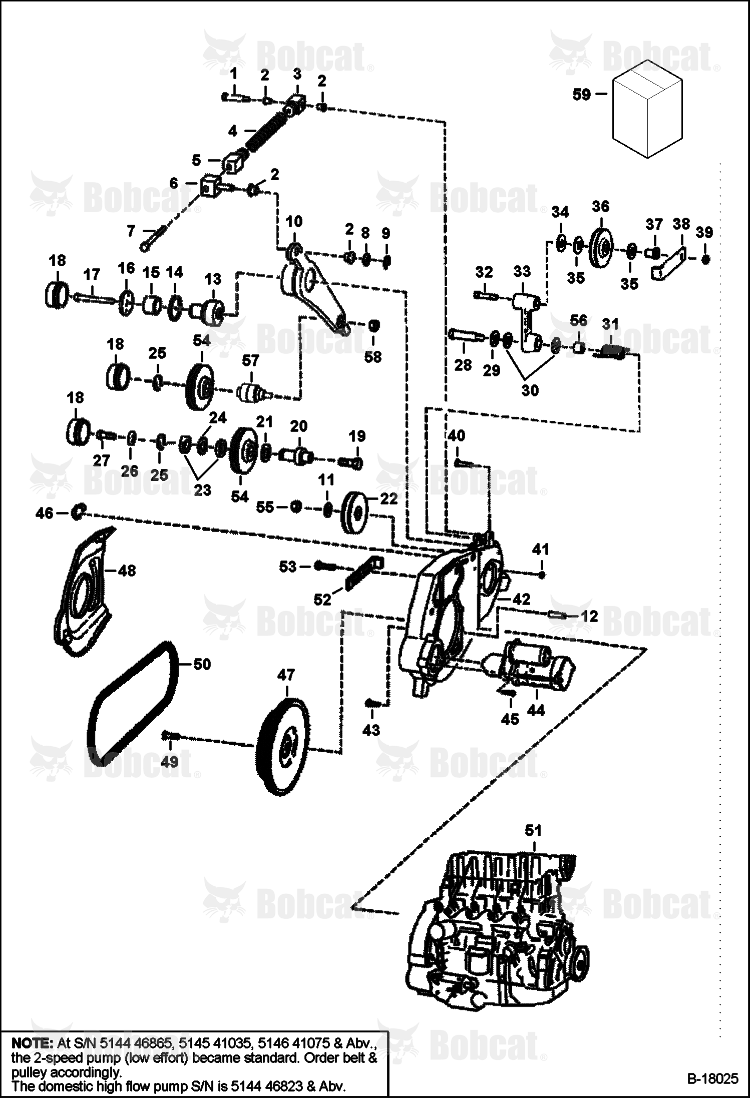 Engine & Attaching Parts (Belt Drive System)