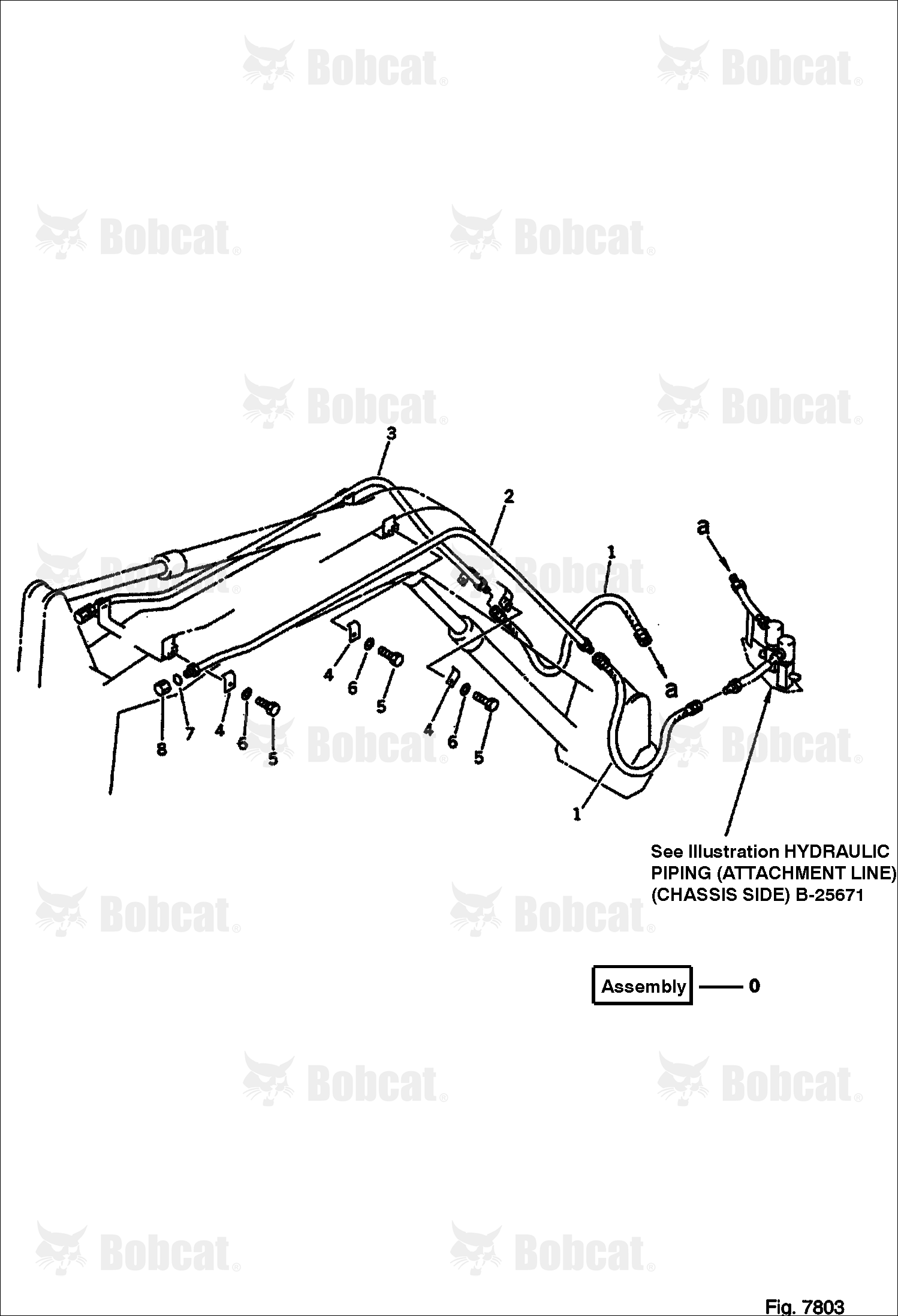 Hydraulic Piping (ATTACHMENT LINE)