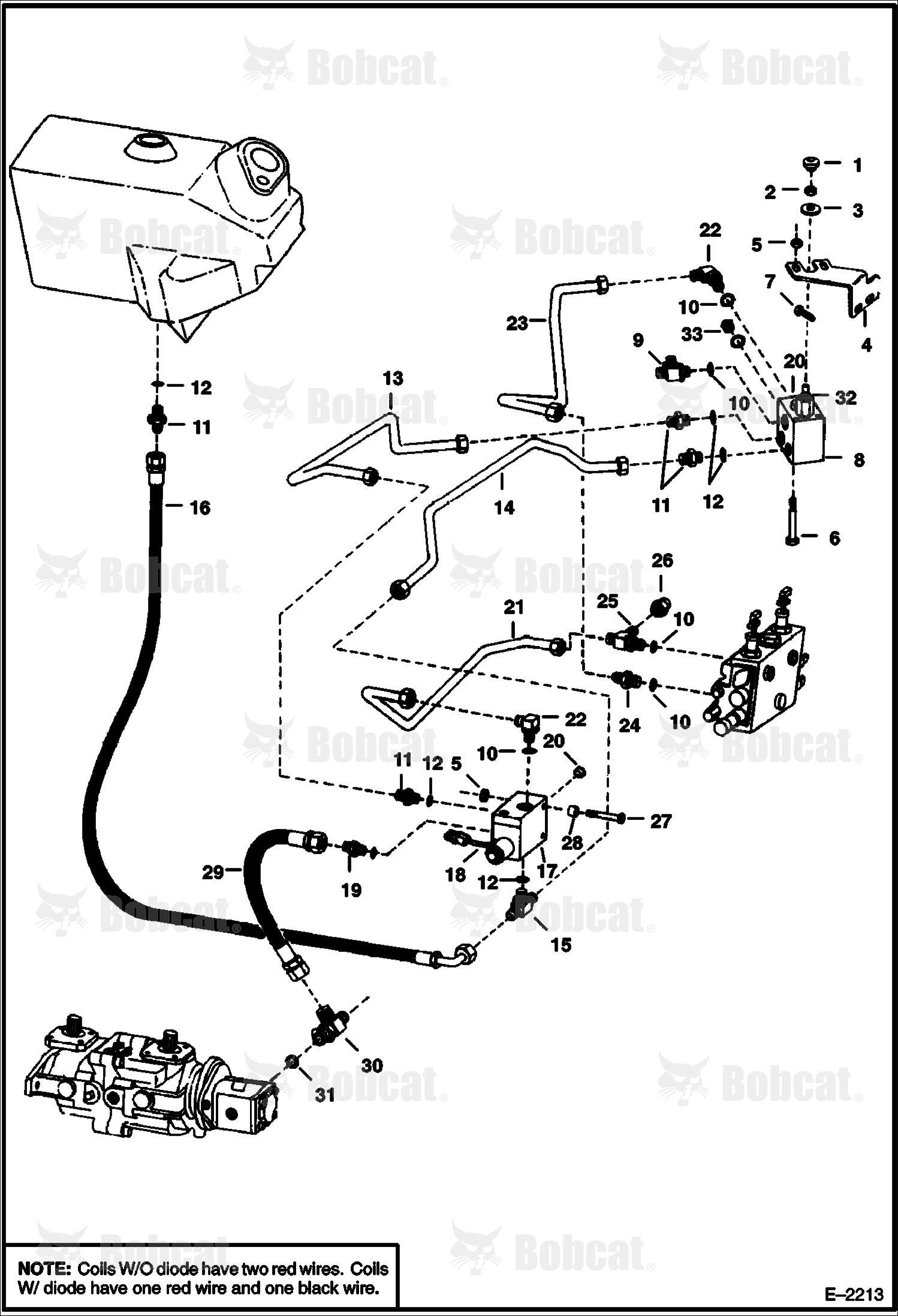 Lift & Tilt Control System 512220297 & Below, 512440720 & Below, 512612257 & Below