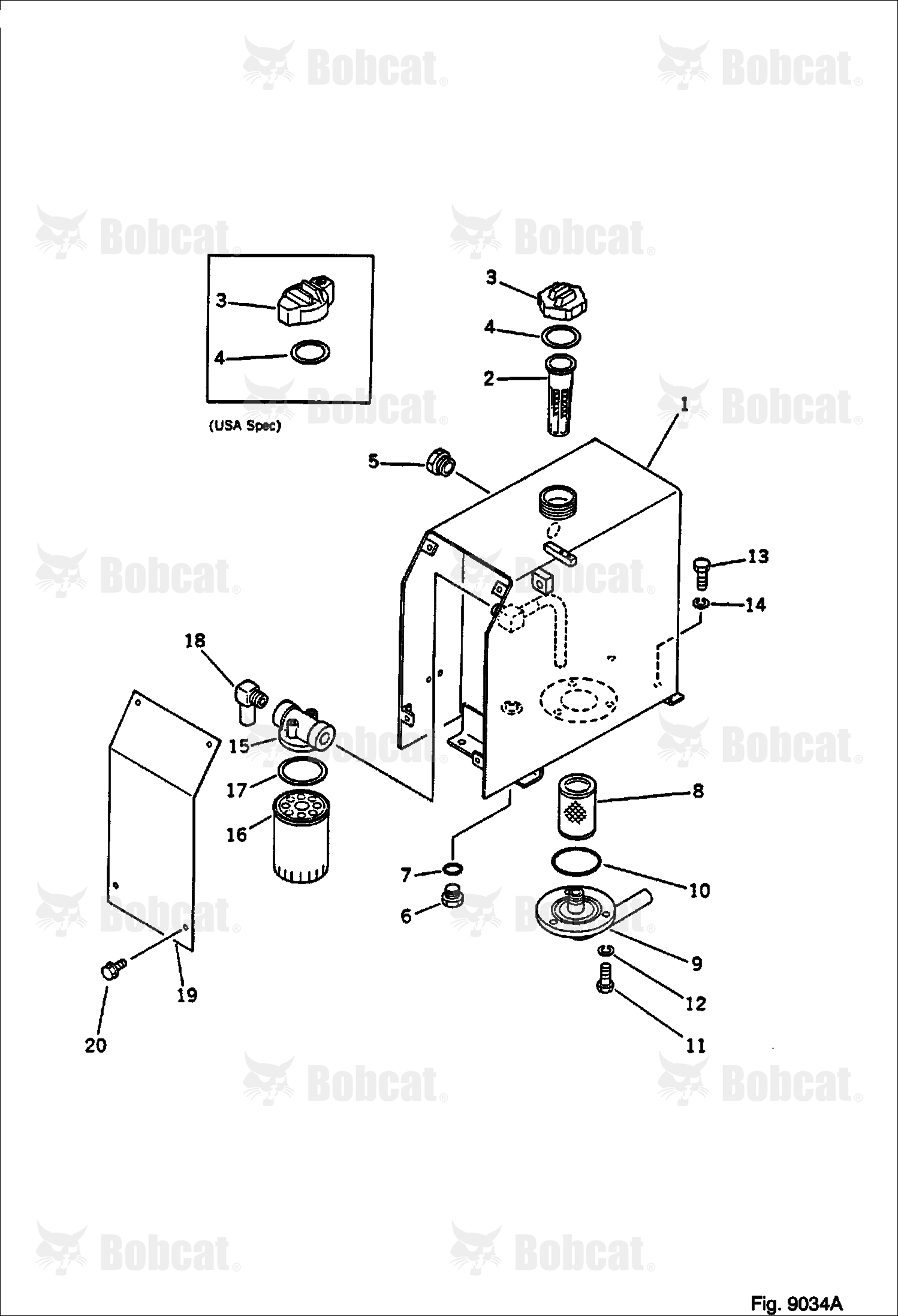 Hydraulic Tank and Filter