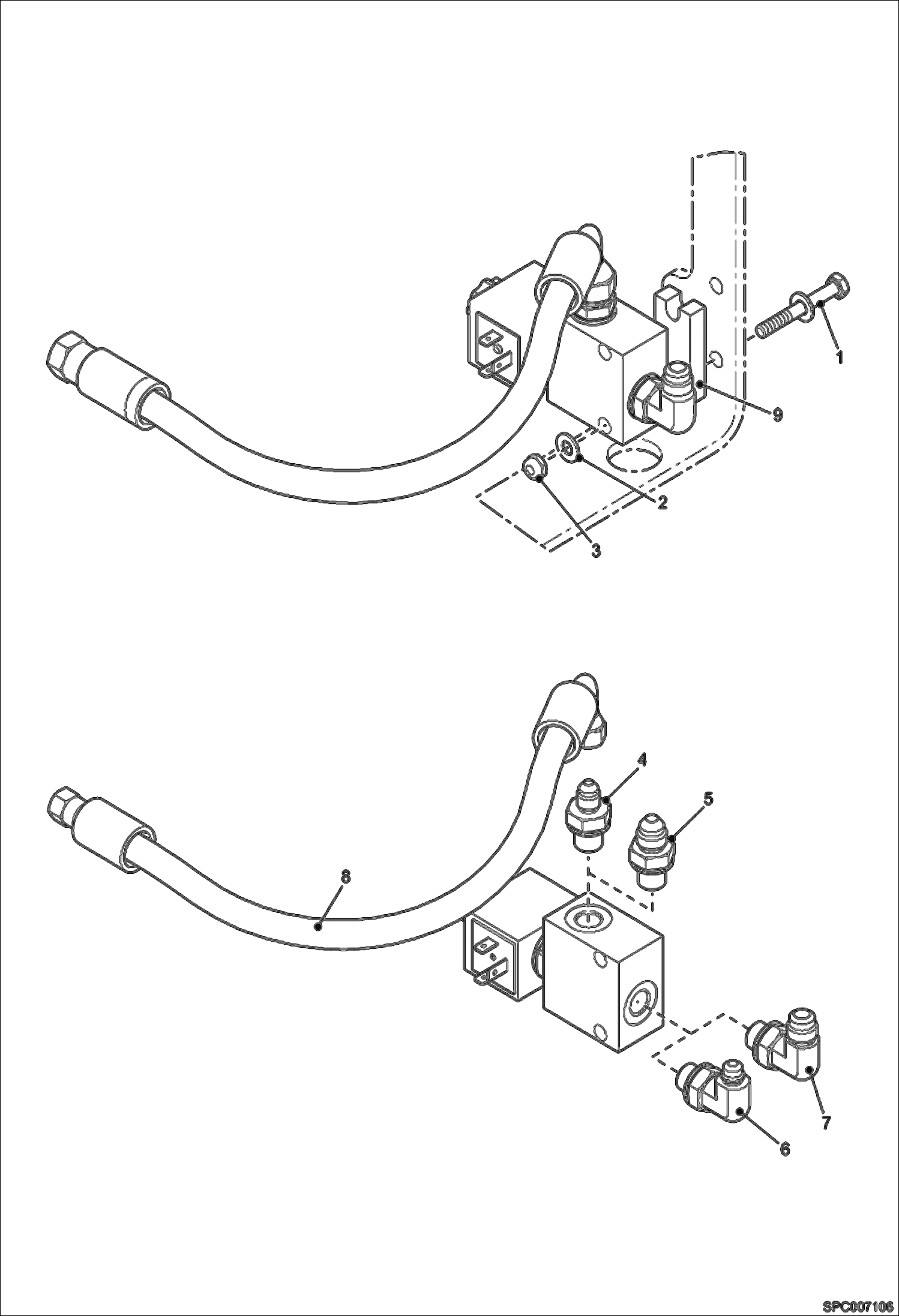 Pressure Retaining Kit For Rear Hydr Function
