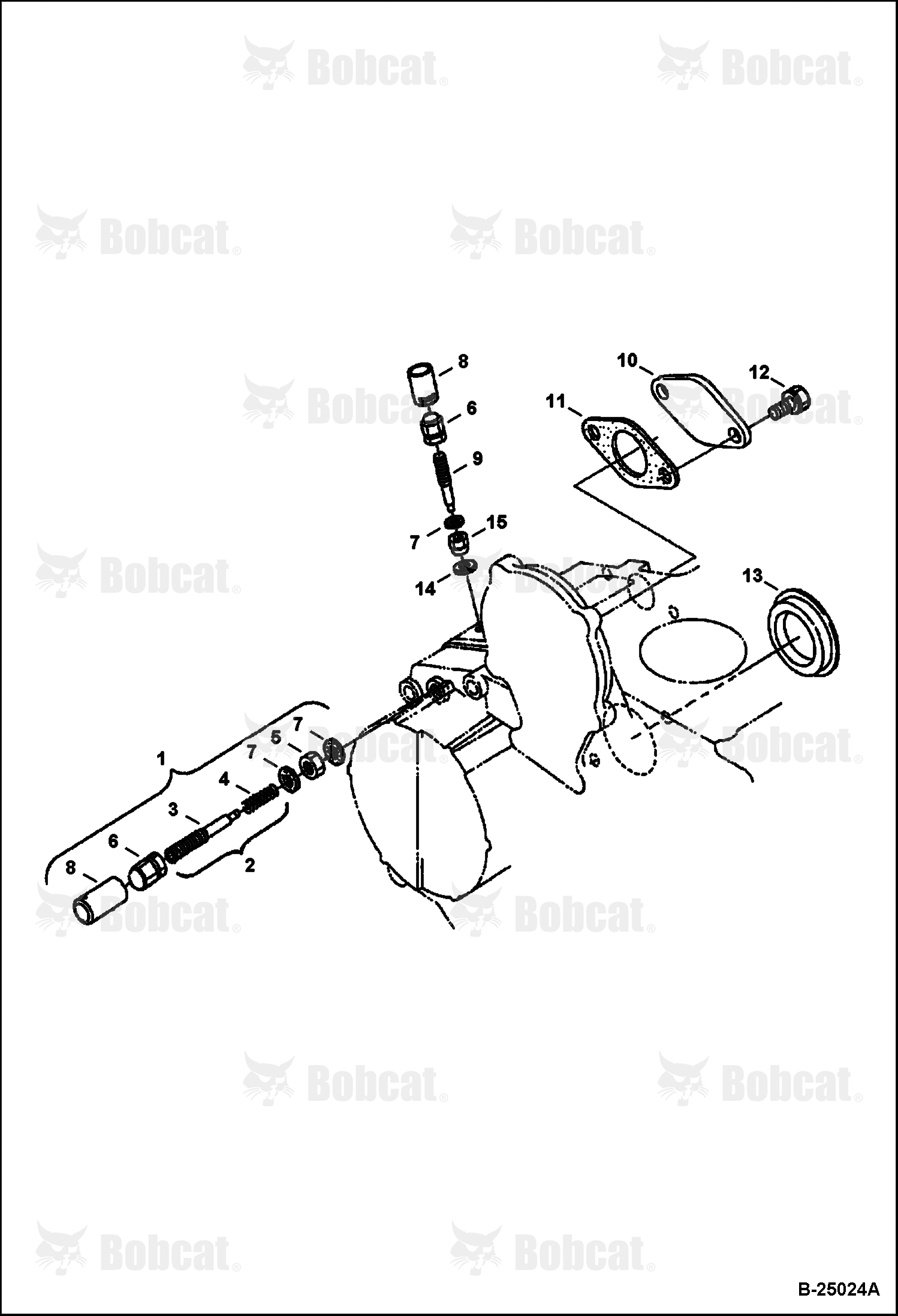 Engine Stop Lever (Kubota - D1005-E3B-BC-3)(Tier IV) Replacement