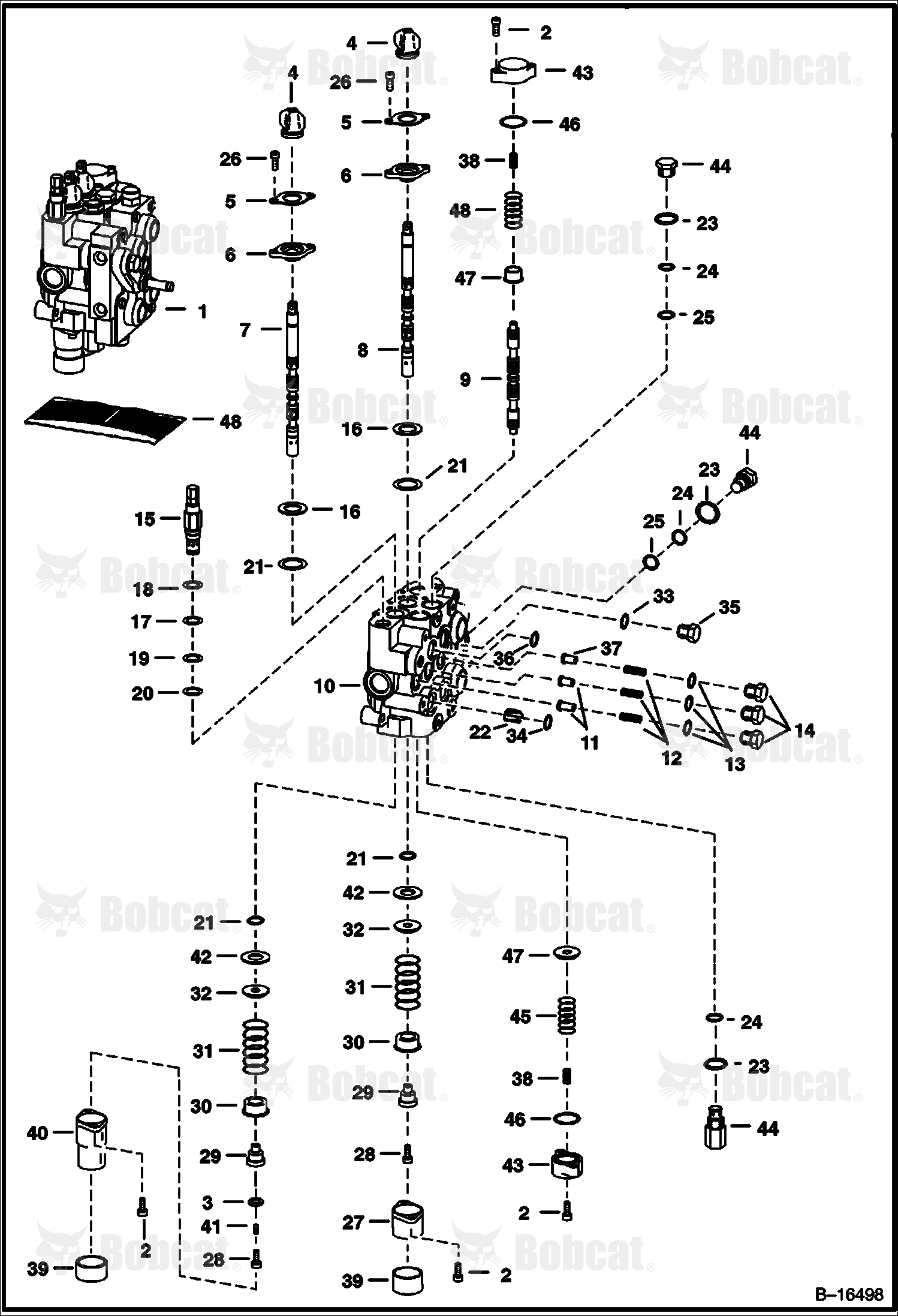 Hydraulic Control Valve (Service Valve) (Advanced Control System)