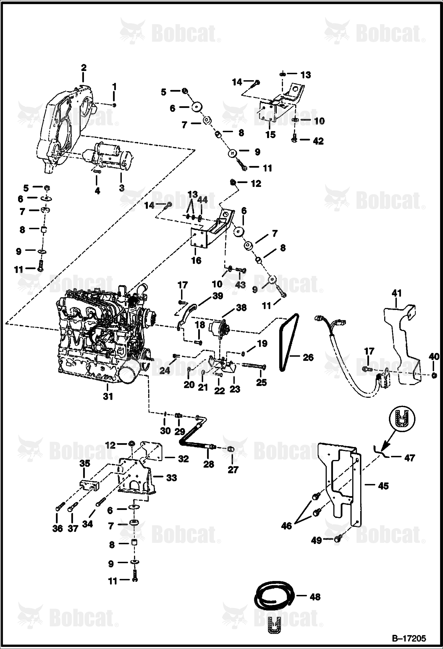 Engine & Attaching Parts (Engine Mounts)