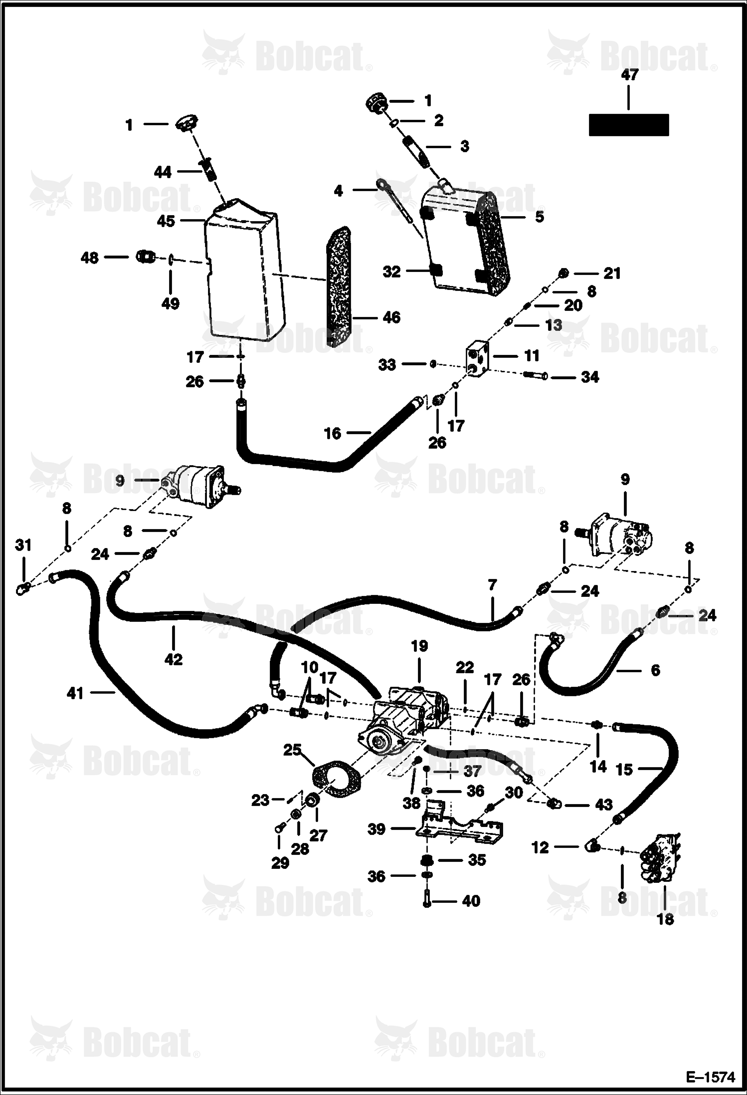 Hydrostatic Circuitry 501013001 & Above