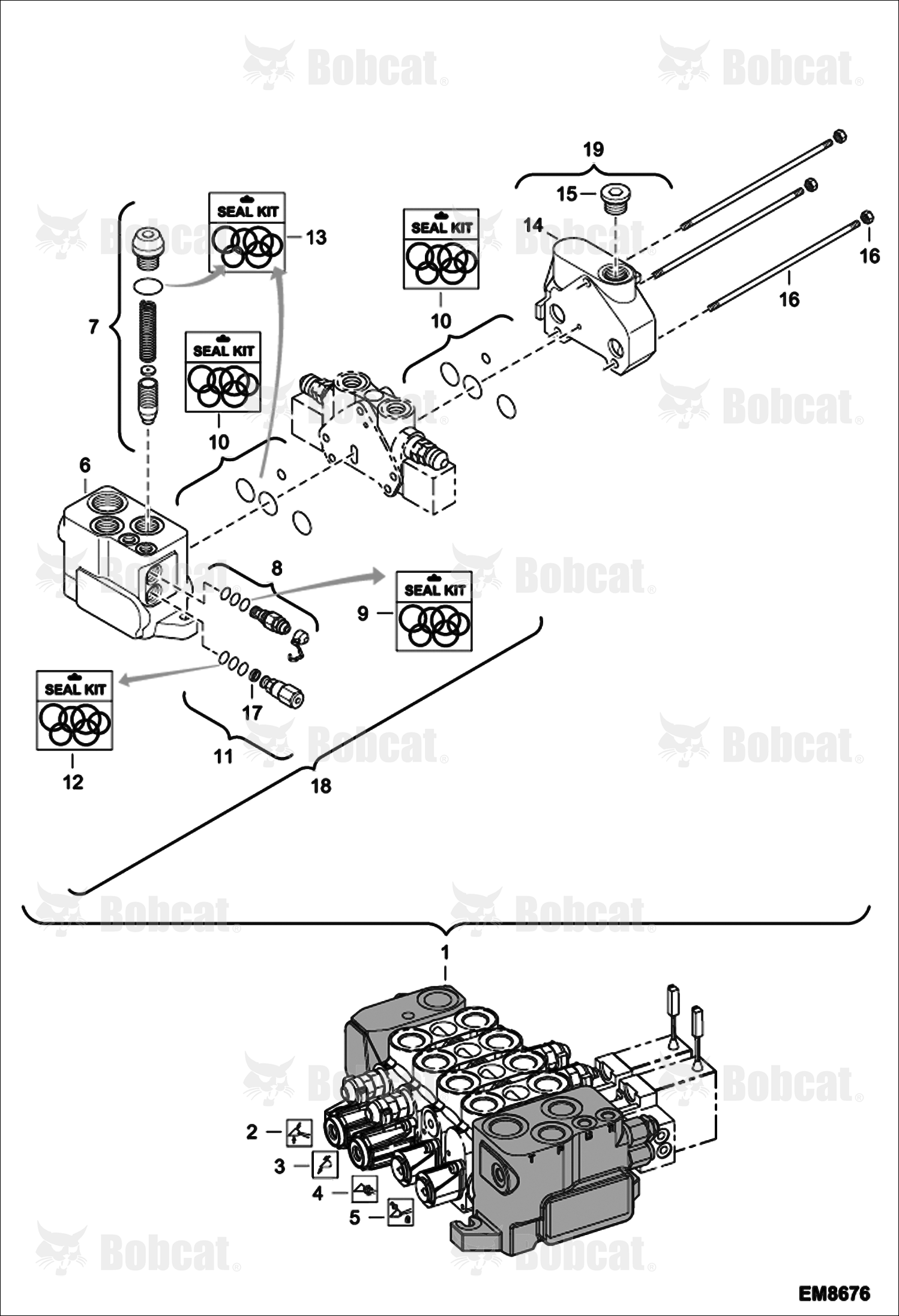 Hydraulic Control Valve (Assy) (Vendor Partnumber 08 403 196)