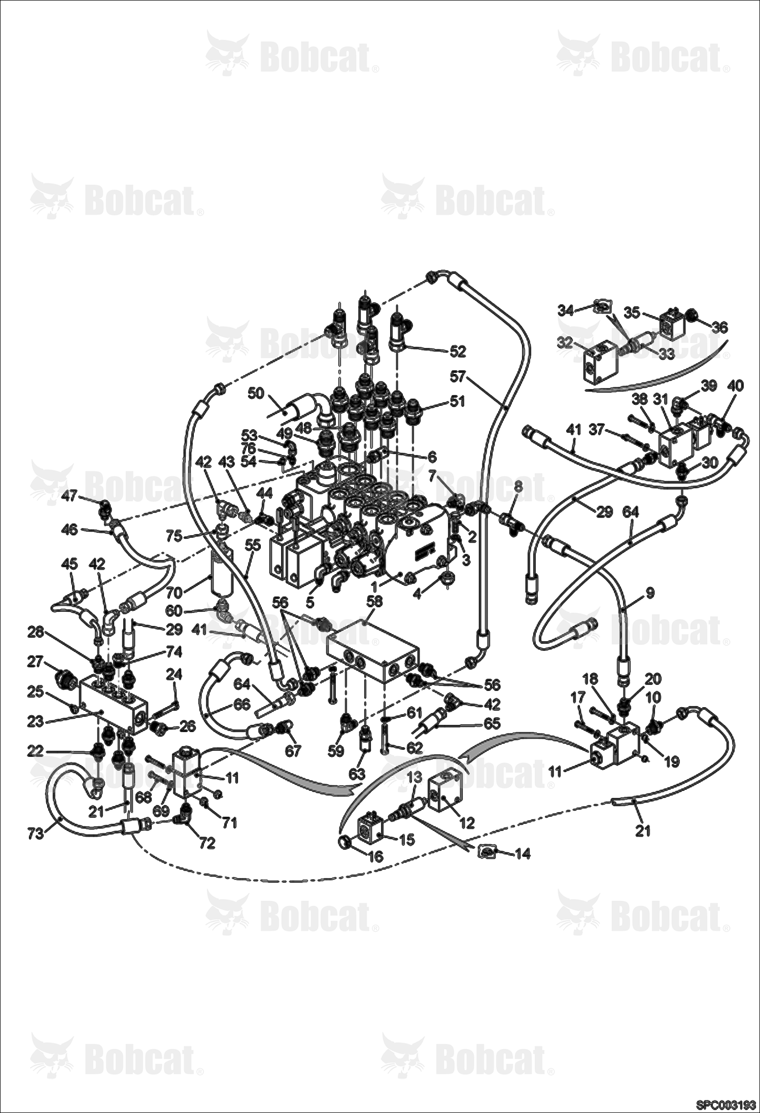 Hydraulic Control Valve Installation A8GJ11001 - A8GJ14999, A8GV11001 - A8GV14999