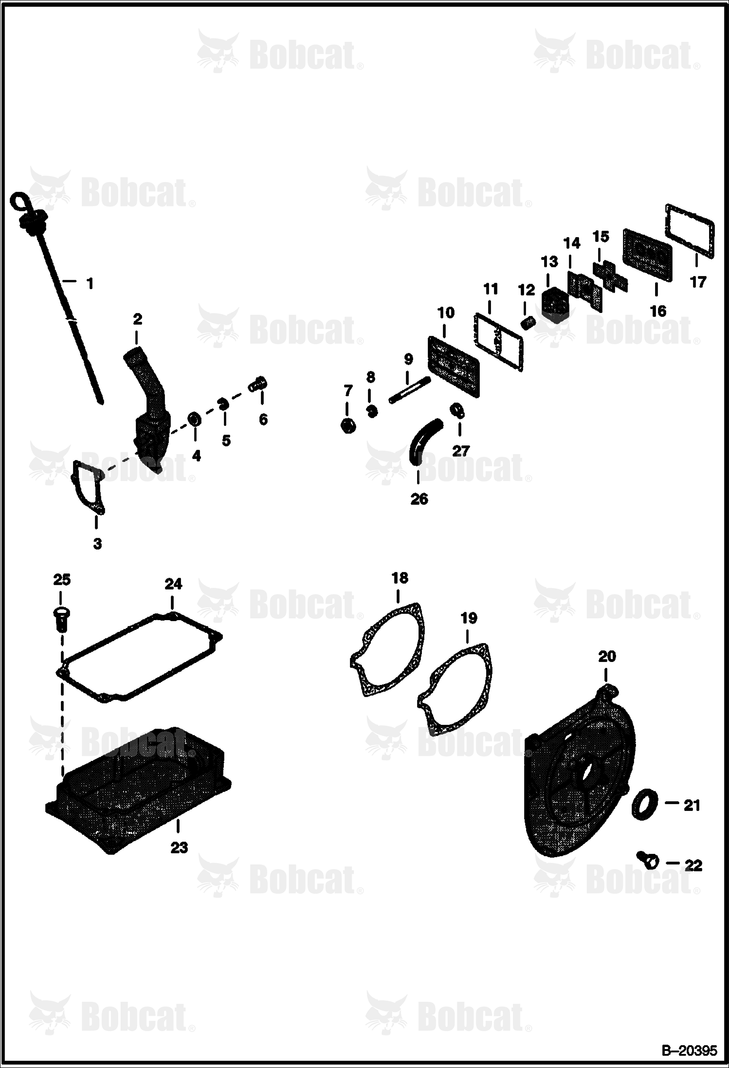 Gear Cover & Oil Base Group
