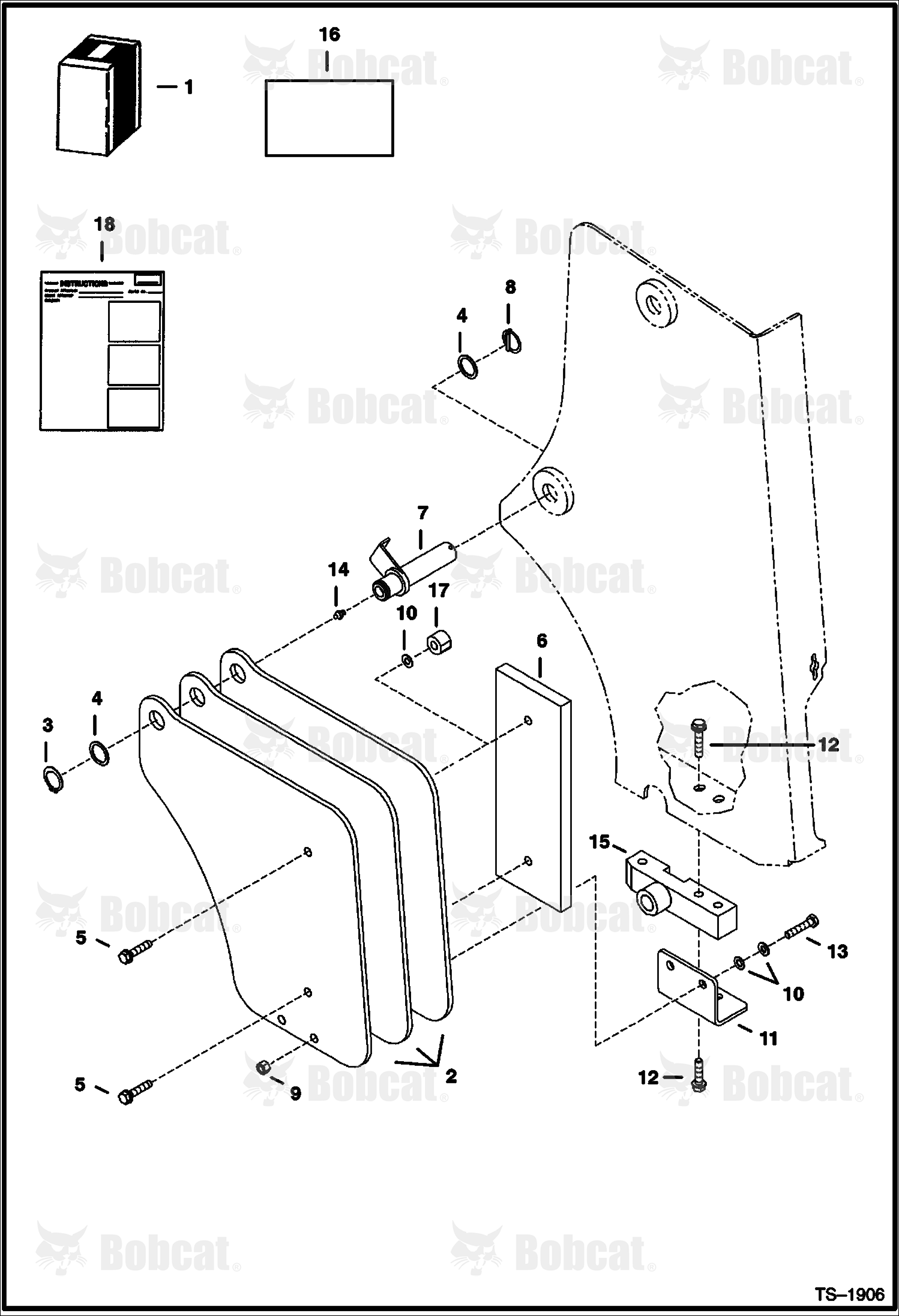 Counterweight Kit (3650 lb. - Side Mounting)
