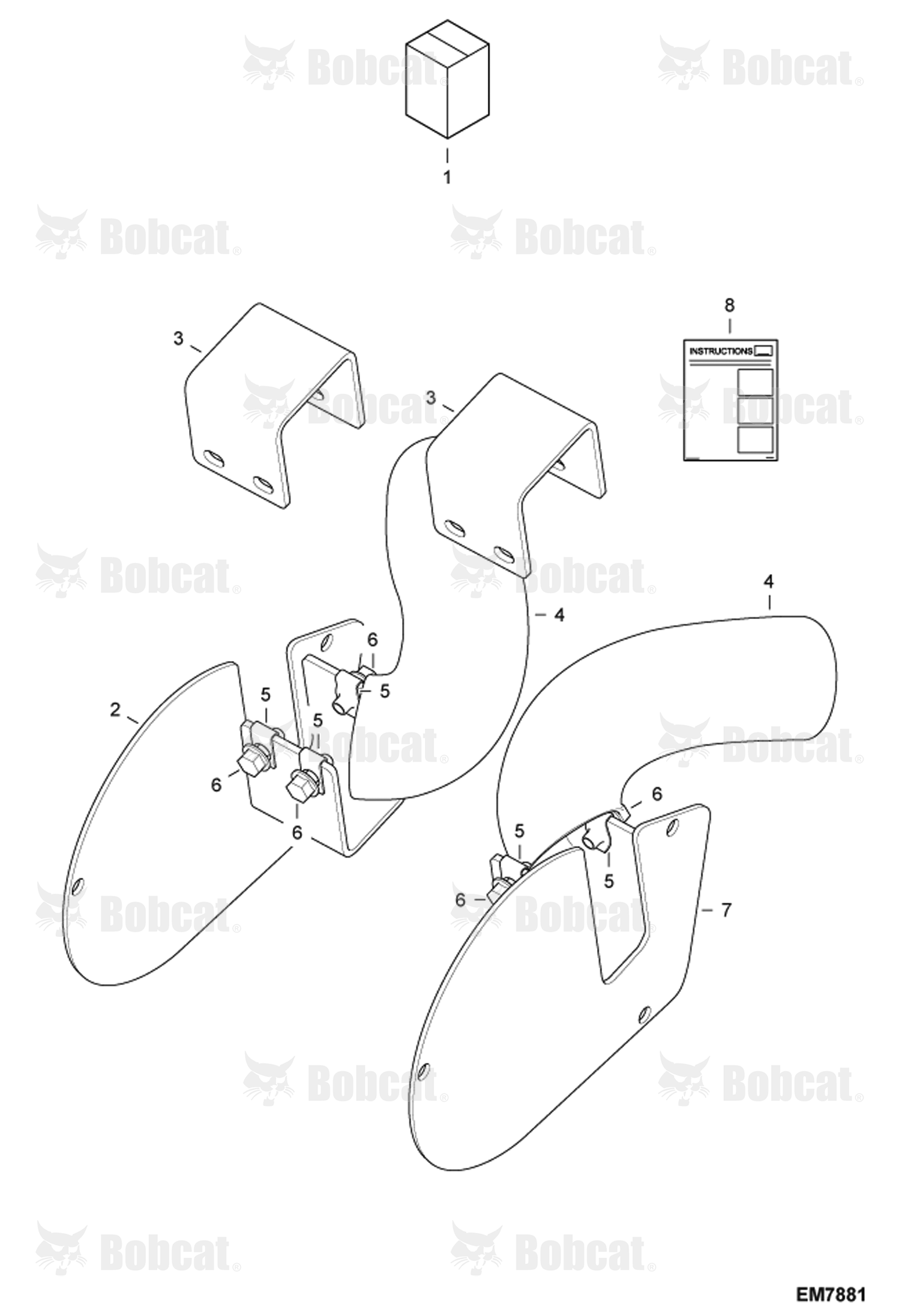 Travel Motor Hose Guard Kit
