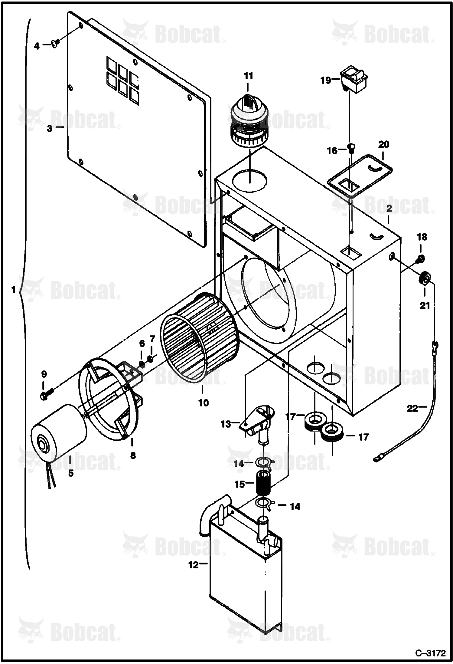 Heater (With Single Speed Fan Motor)