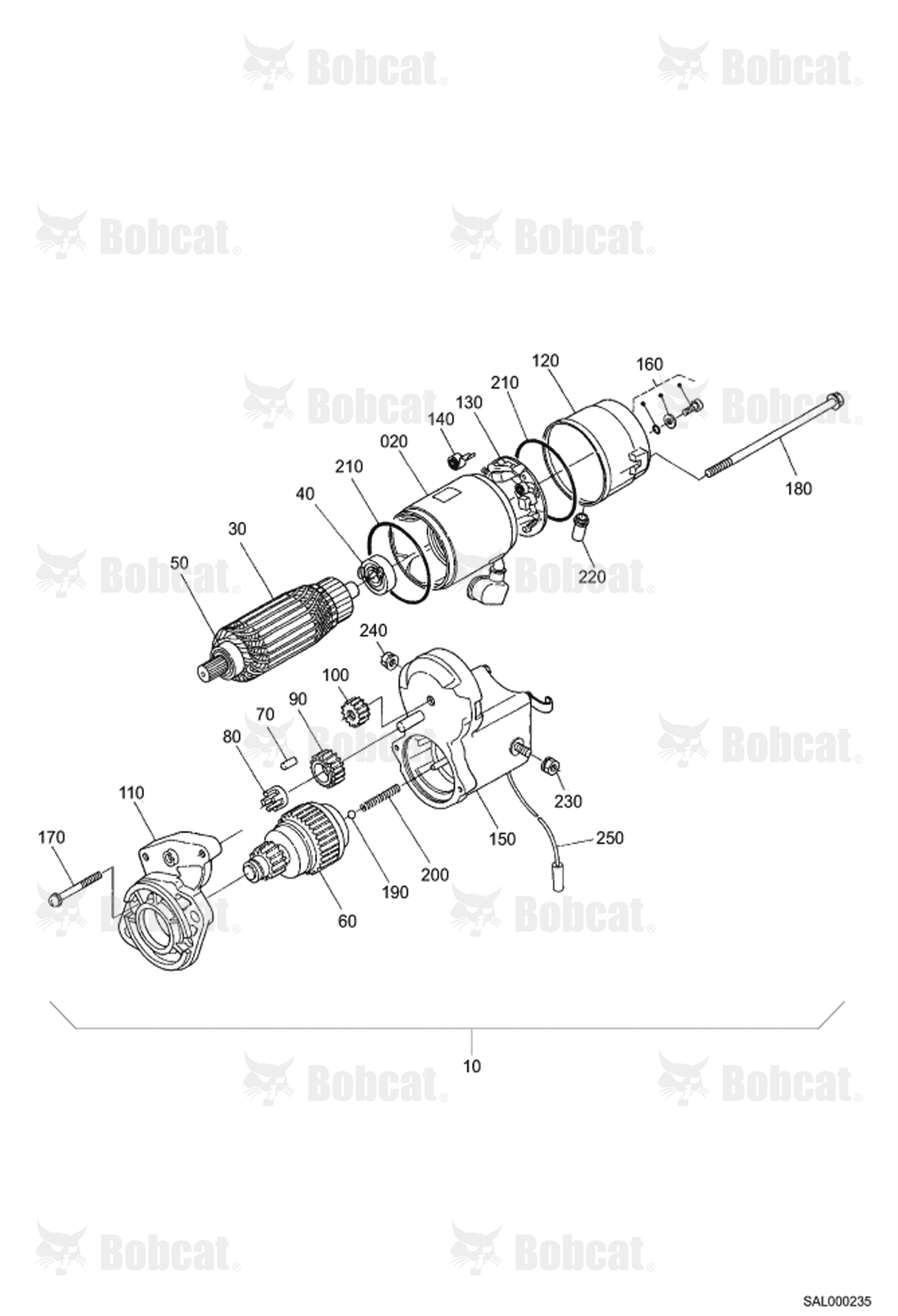 Starter (COMPONENT PARTS)