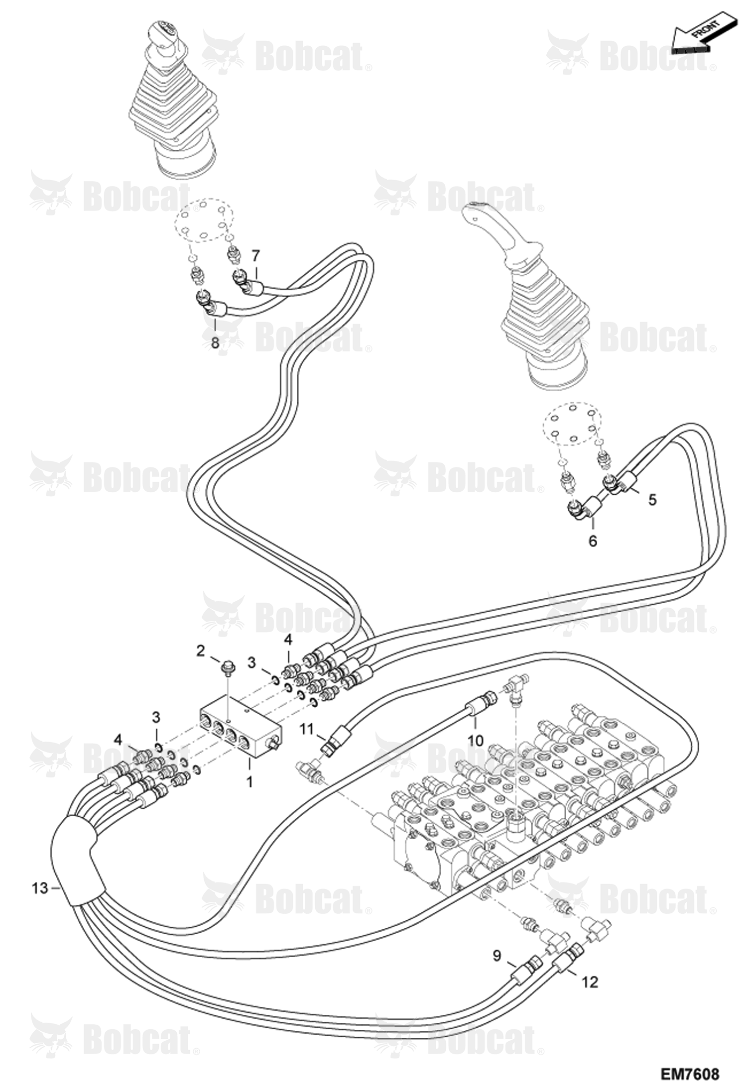 Hydraulic Pilot Circuitry (ISO/STD) (US Only)