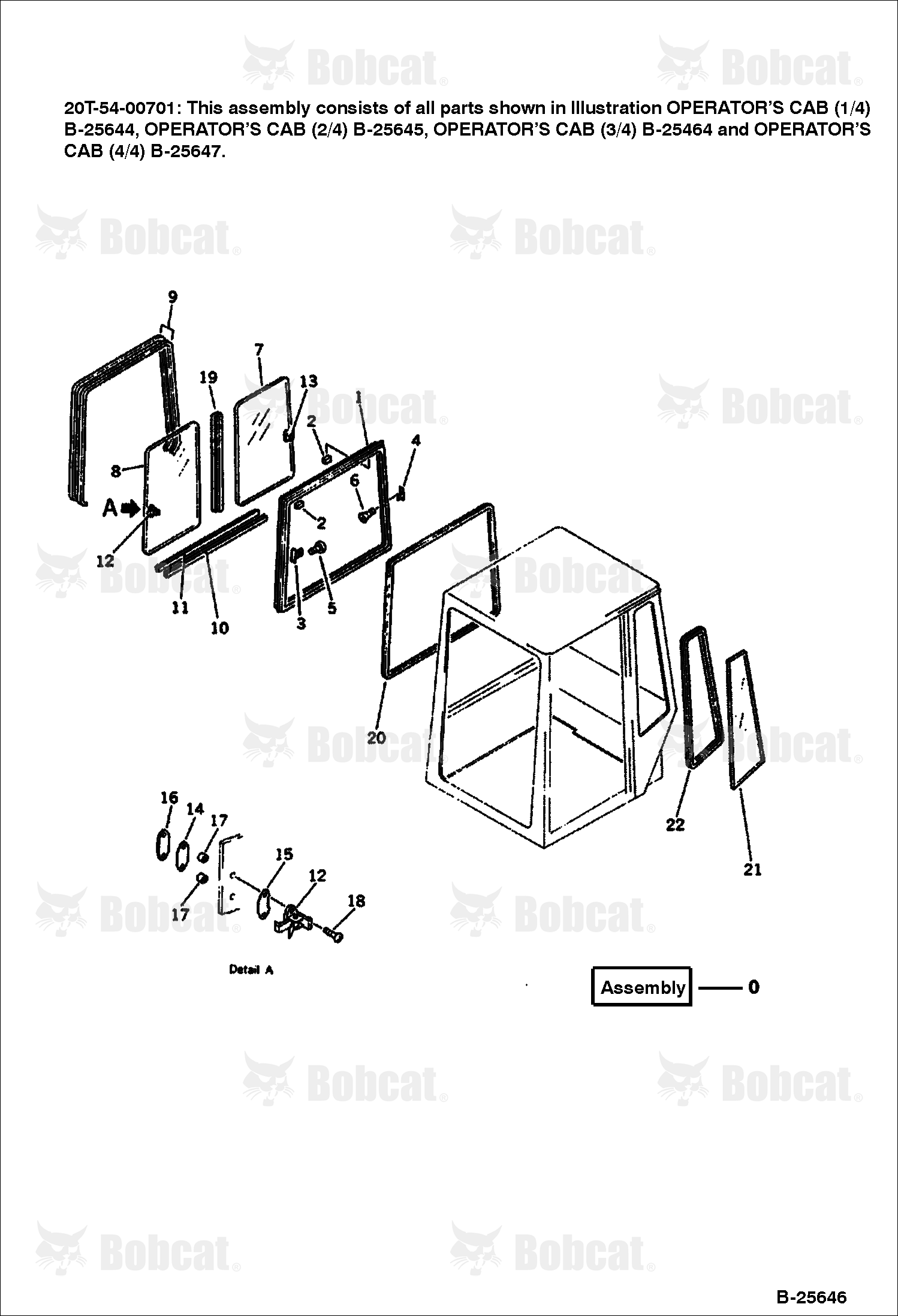 OPERATOR'S CAB (3/4)