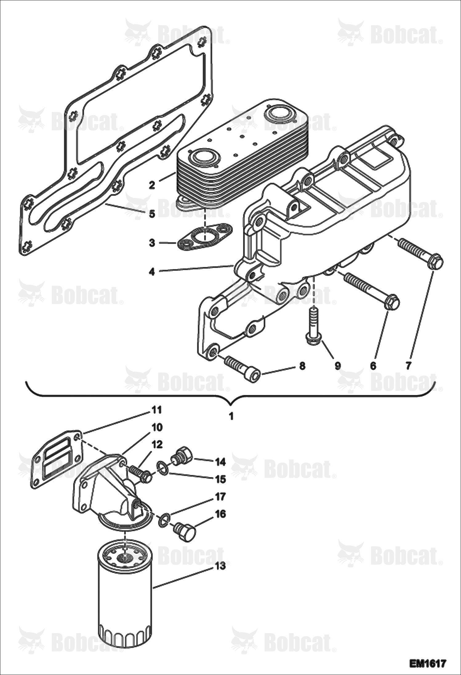 Oil Cooler and Filter