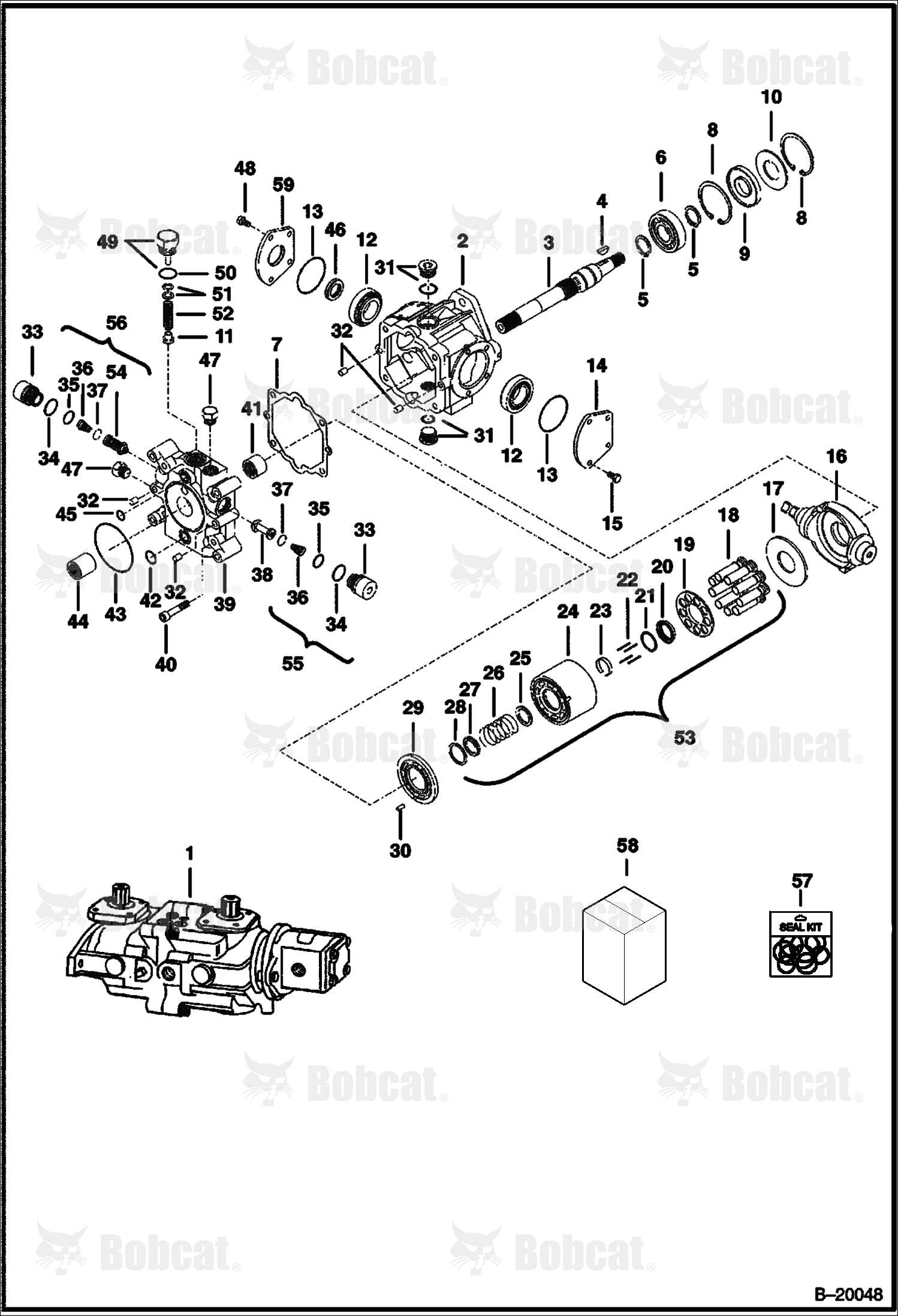 Hydrostatic Pump (4355035, 4355064, 4355032 & 4355063)