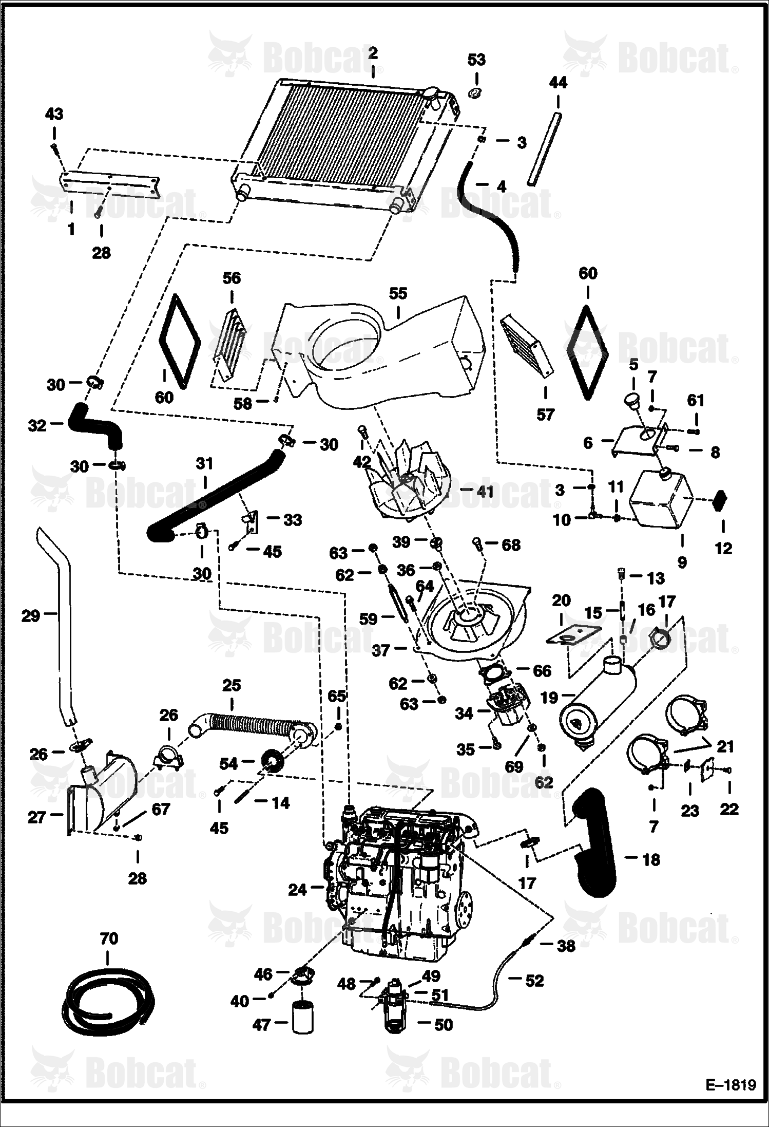 Engine & Attaching Parts 503312001 & Above